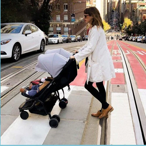 Mountain Buggy Nano Duo Double Stroller Black - Image 6