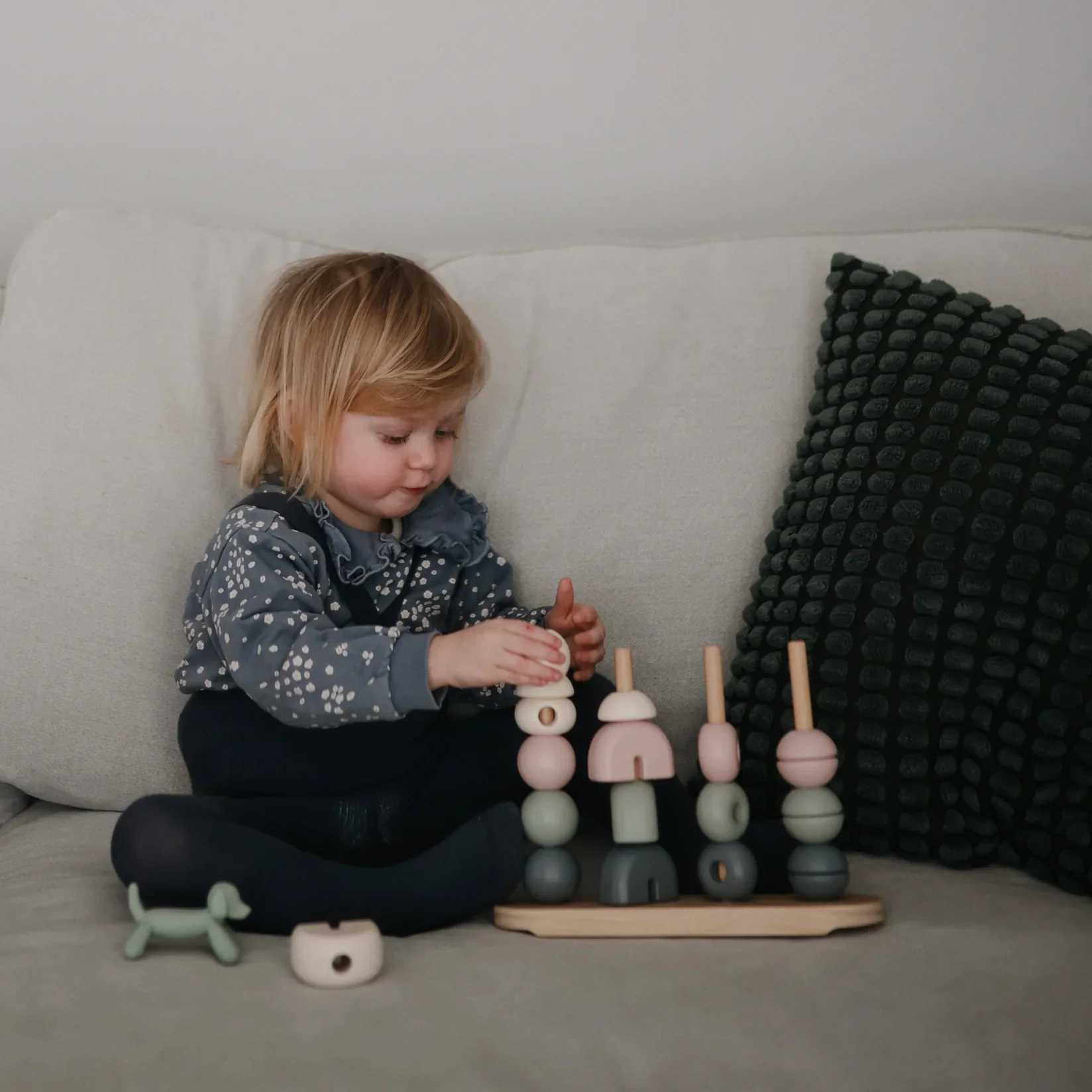 Mushie Multi Shape Stacker - Image 3