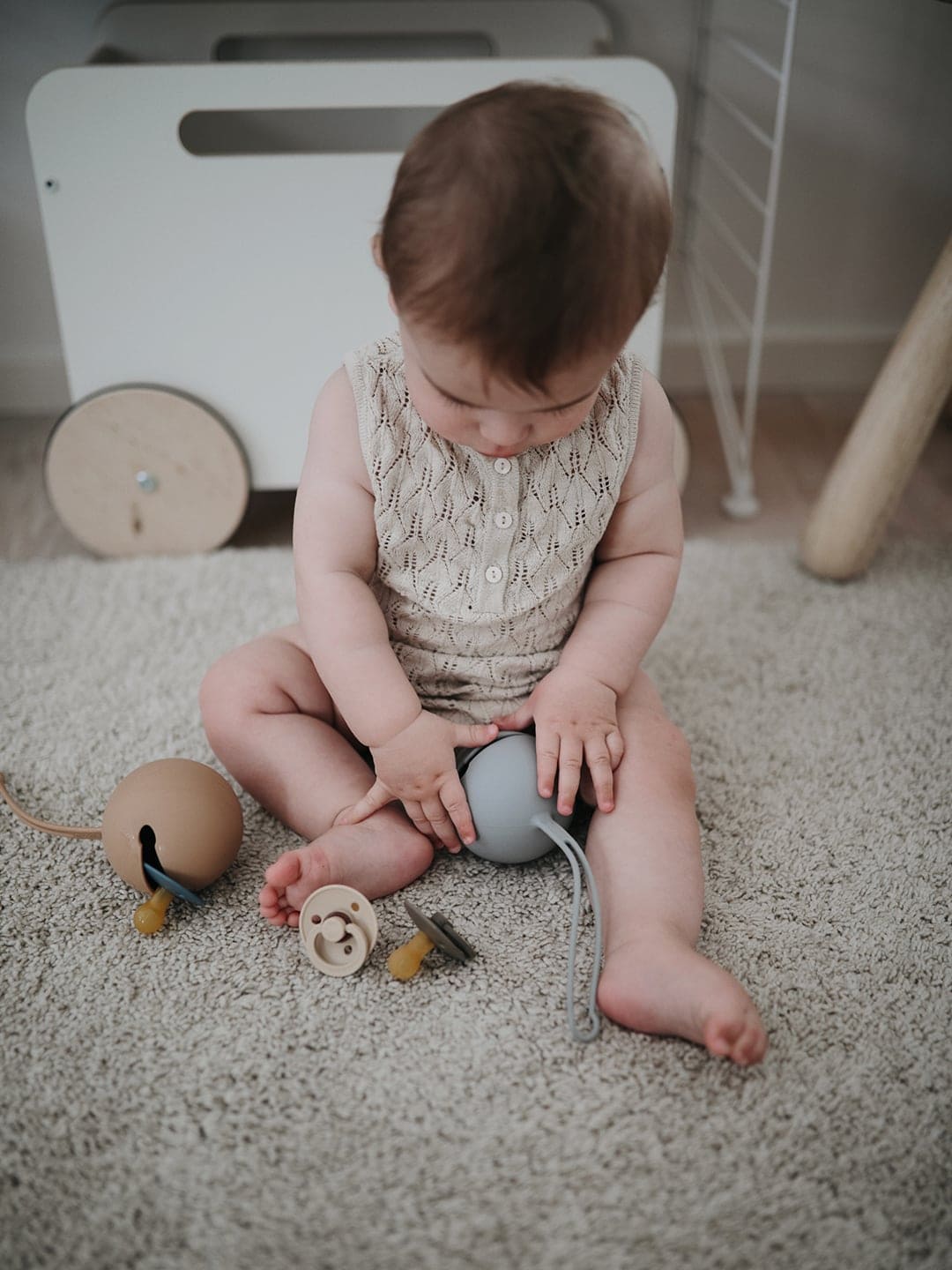Mushie Silicone Pacifier Holder Case - Image 3