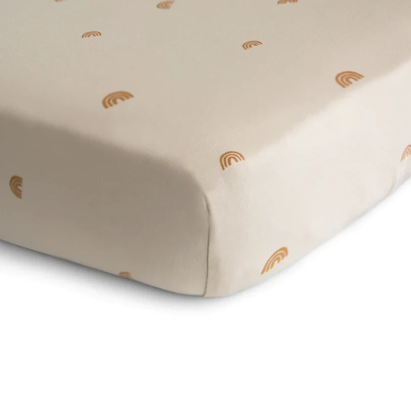 Mushie Stretchy MINI Crib Sheet - Image 7