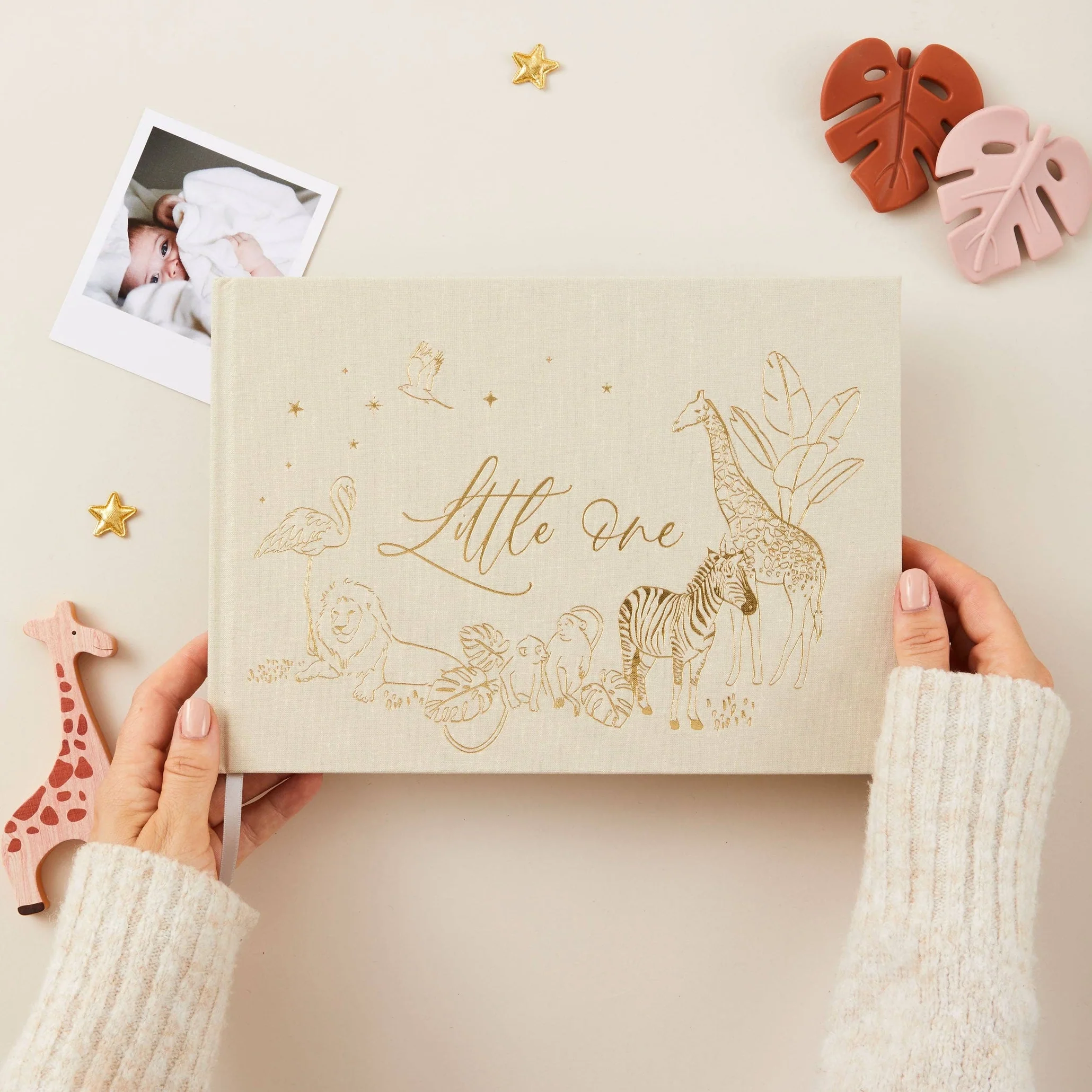 Blush and Gold My Baby Journal Newborn Keepsake Memory Book Gift - Image 28
