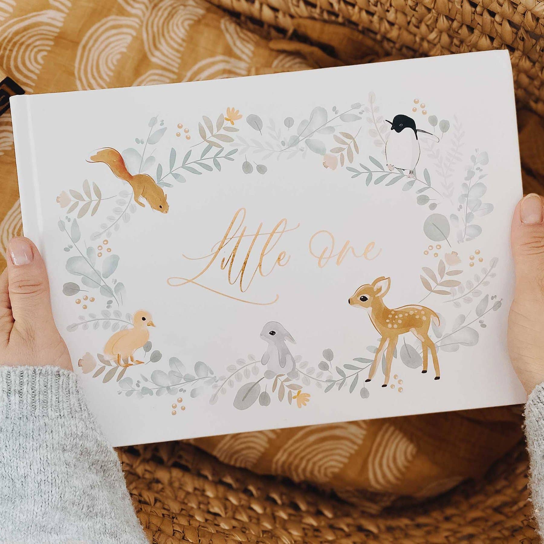 Blush and Gold My Baby Journal Newborn Keepsake Memory Book Gift - Image 29