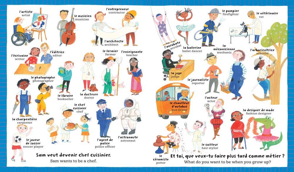 My Big Barefoot Book of French and English Words Hard Cover Book - Image 3