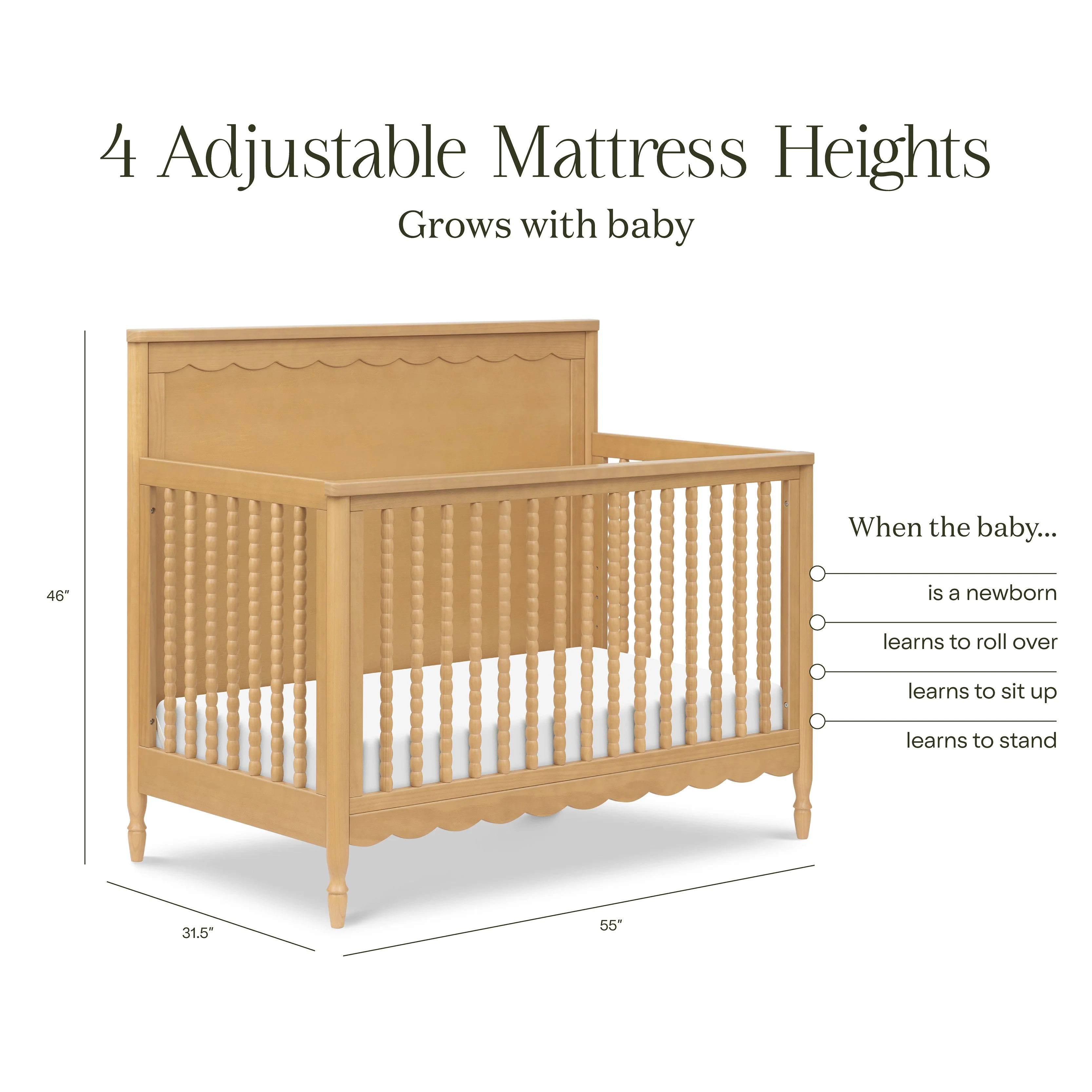 Namesake Ambrosia 4-in-1 Convertible Crib - Image 20
