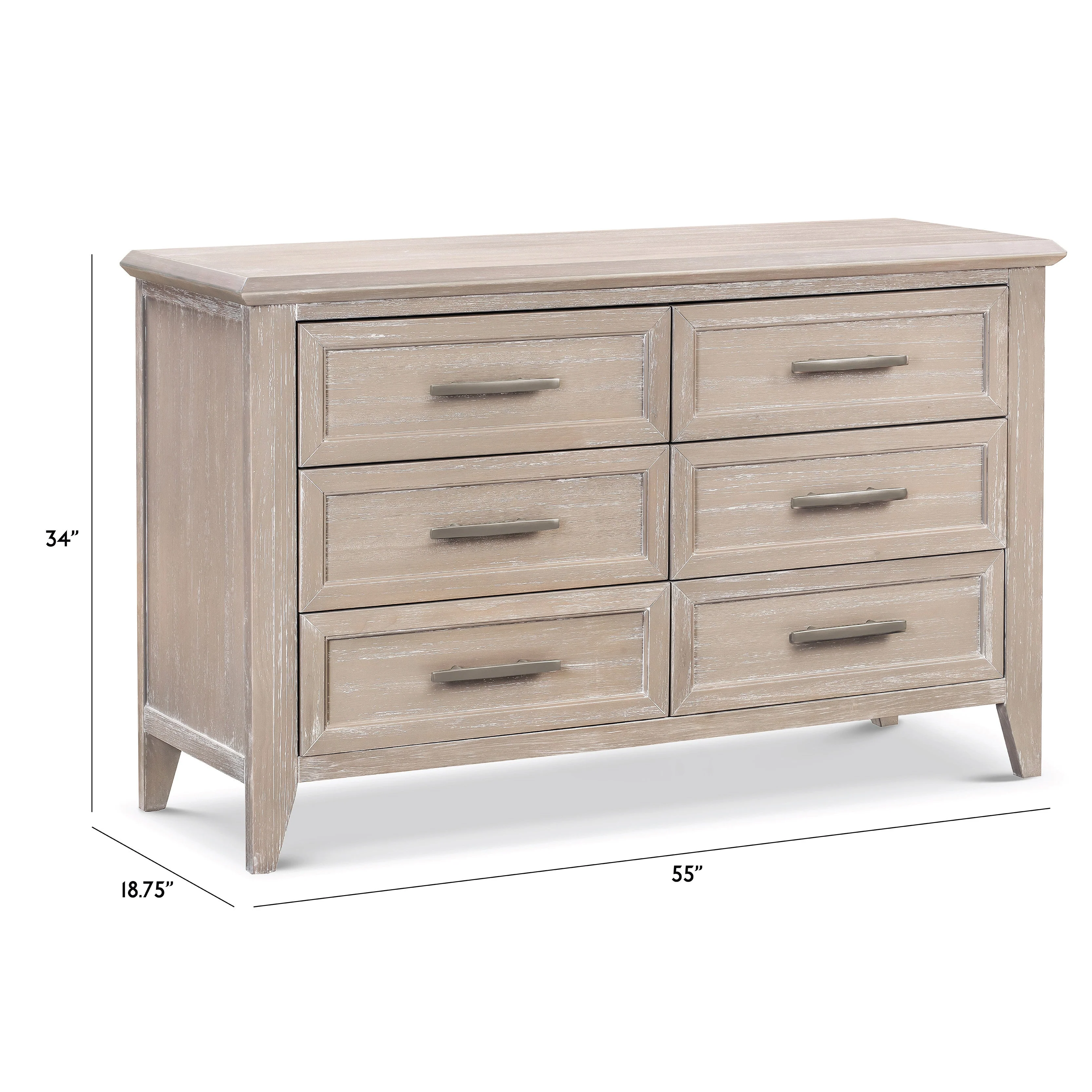 Monogram by Namesake Barrow 6-Drawer Double Dresser - Image 7