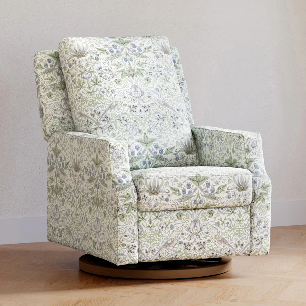 Namesake Crewe Recliner and Swivel Glider-Strawberry Thief in Fig & Thyme - Image 12