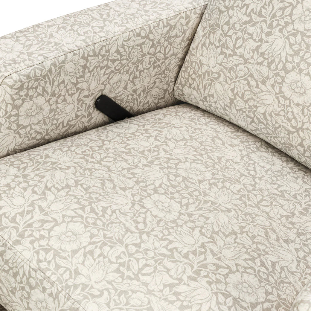 Namesake Crewe Recliner and Swivel Glider- Mallow in Ash Performance Eco-Weave with Dark Wood Base - Image 13