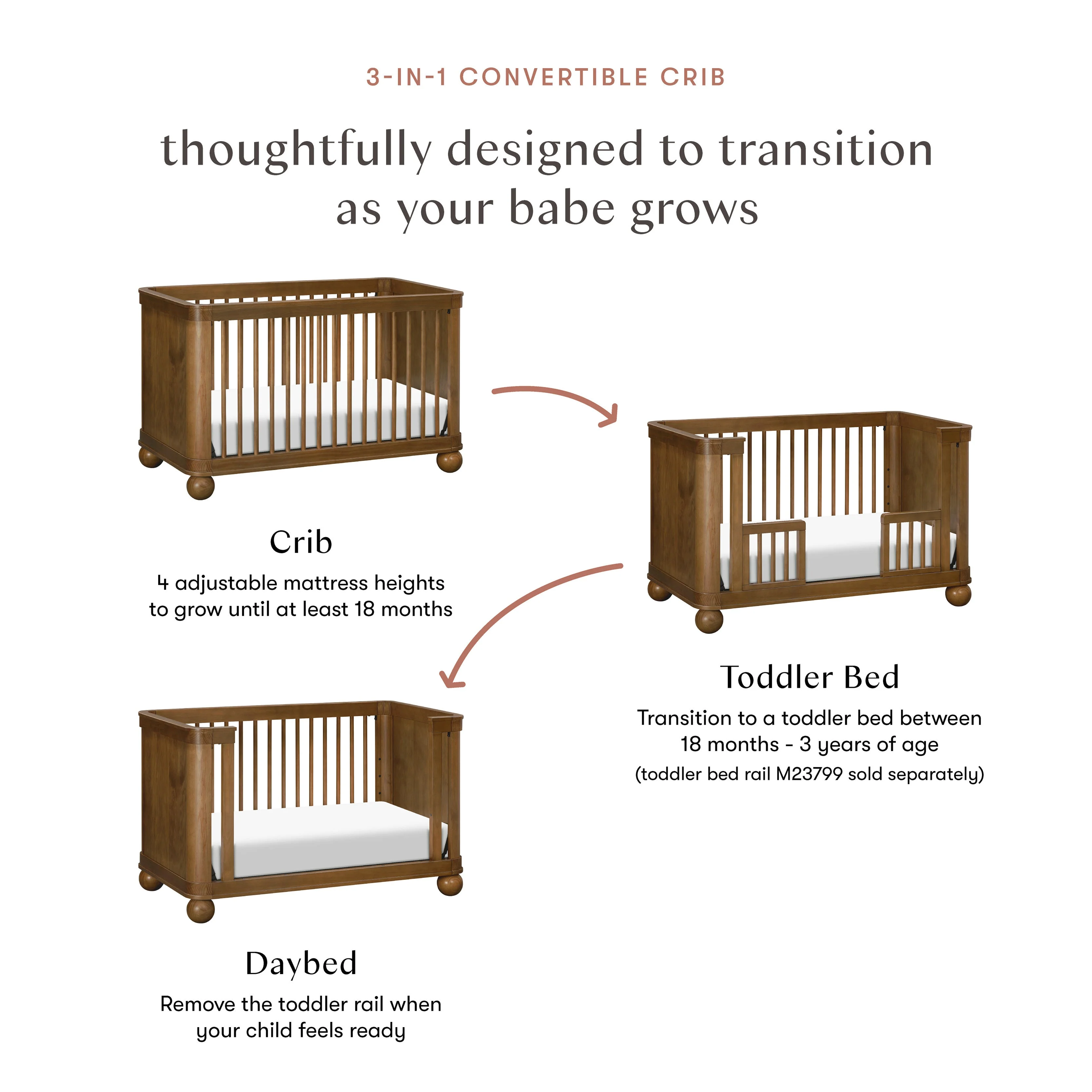 Namesake Crosby 3-in-1 Convertible Crib - Image 15