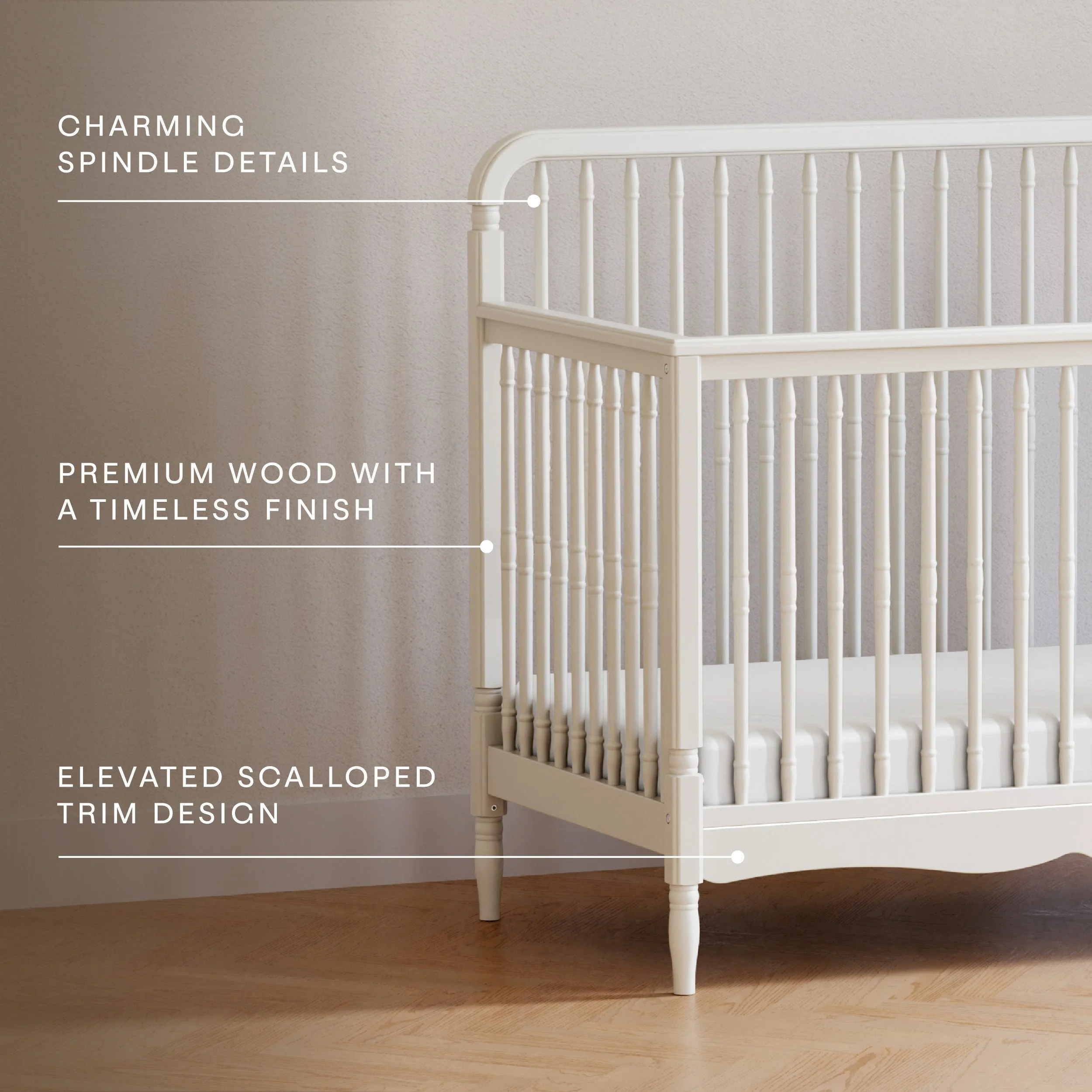 Namesake Liberty 4-in-1 Convertible Spindle Crib - Image 24