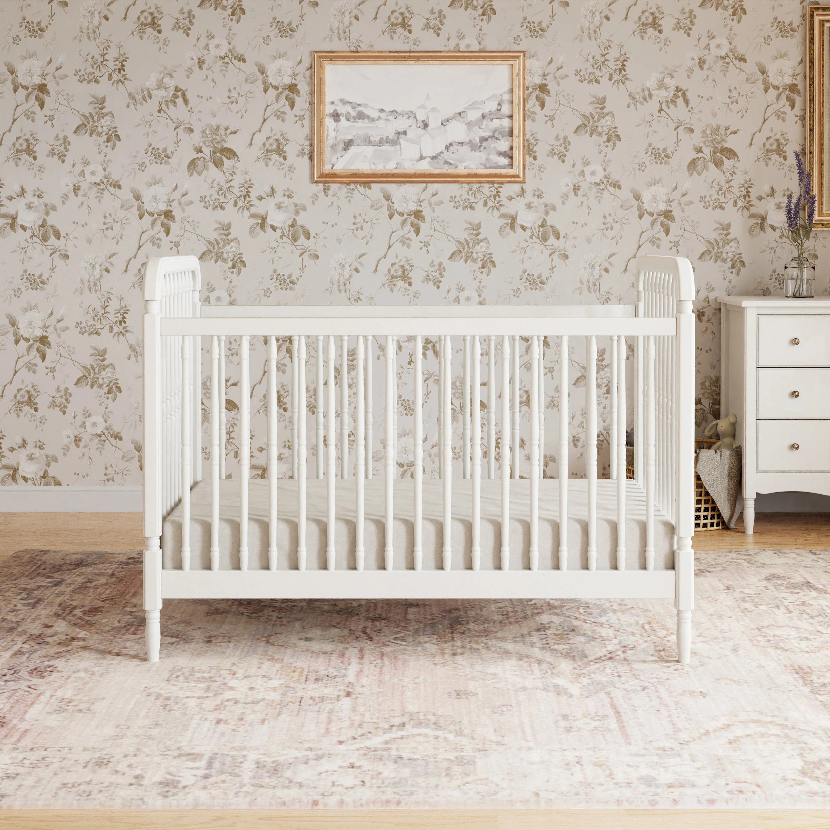 Namesake Liberty 3-in-1 Convertible Spindle Crib with Toddler Bed Conversion Kit - Image 10