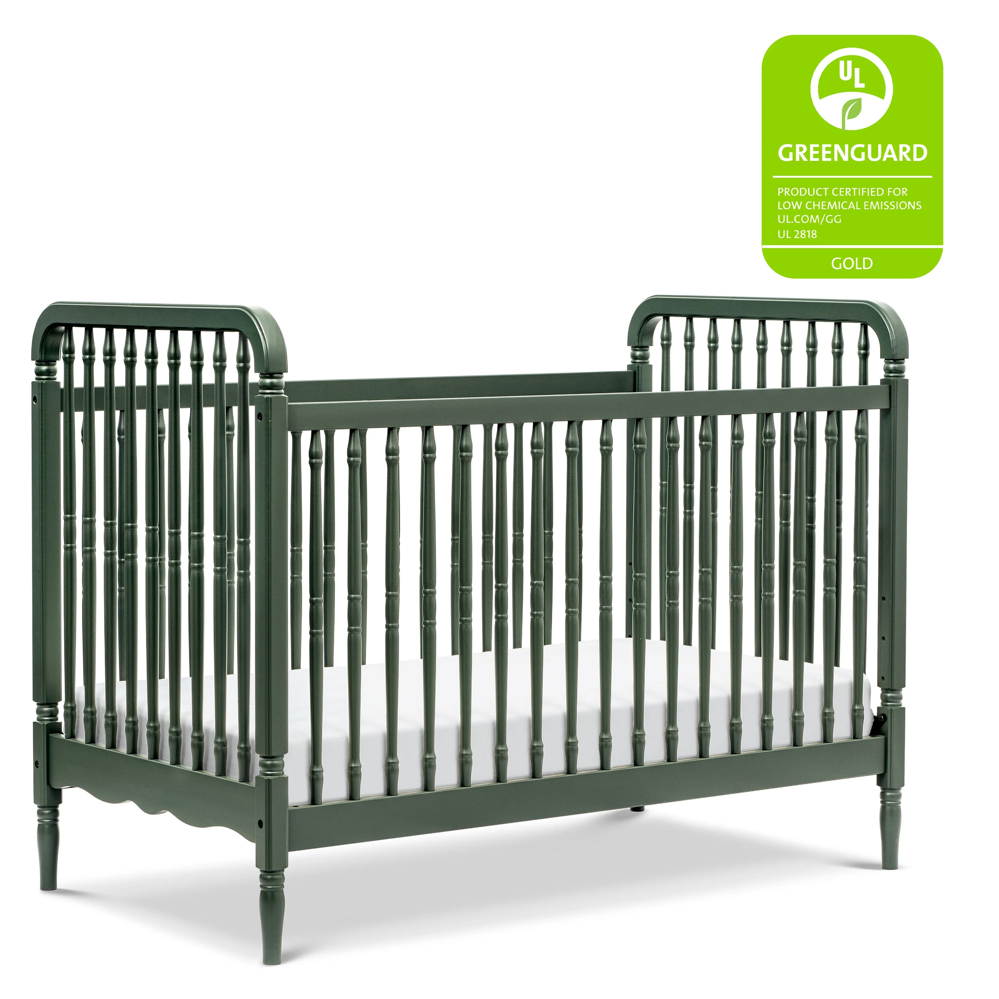 Namesake Liberty 3-in-1 Convertible Spindle Crib with Toddler Bed Conversion Kit - Image 105