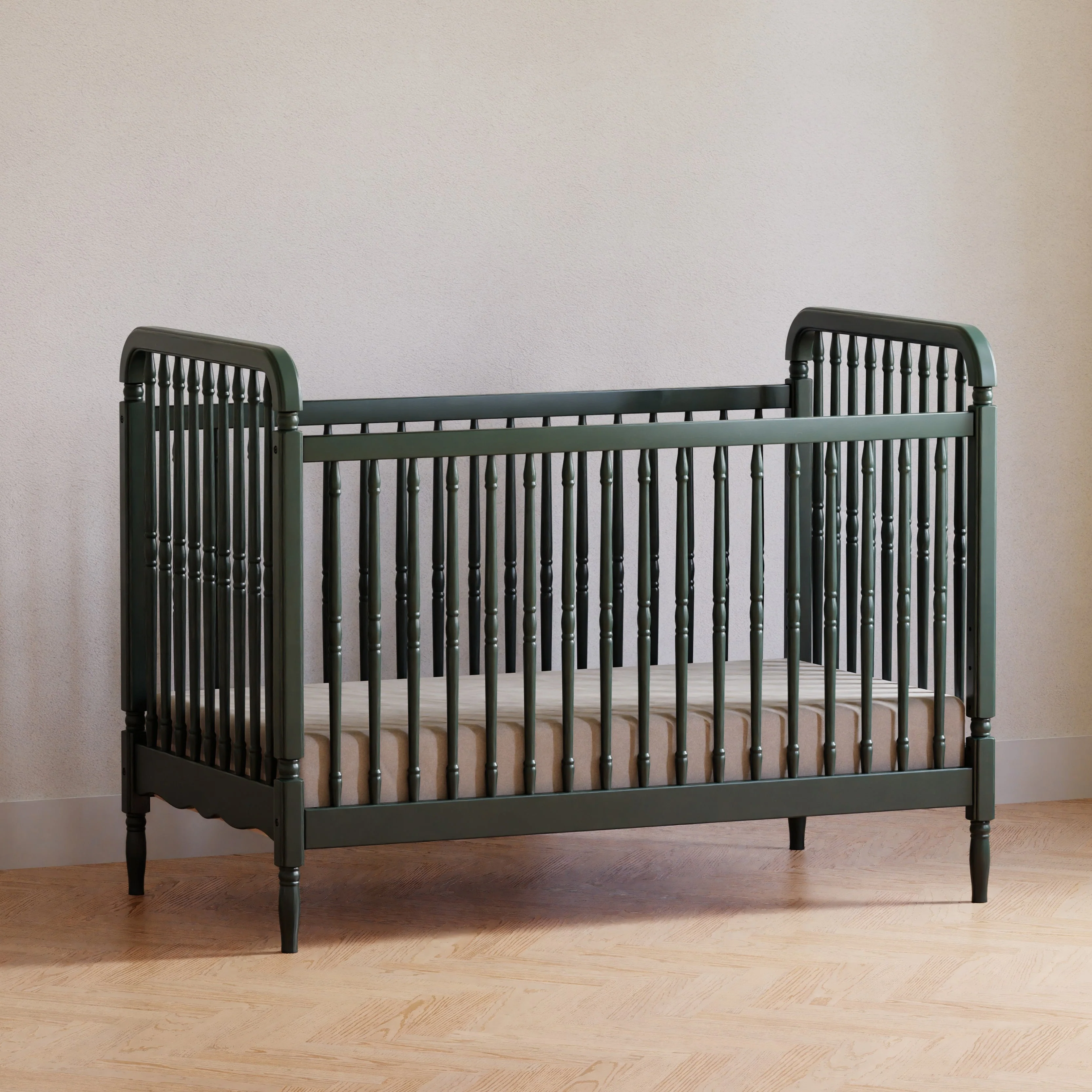 Namesake Liberty 3-in-1 Convertible Spindle Crib with Toddler Bed Conversion Kit - Image 110