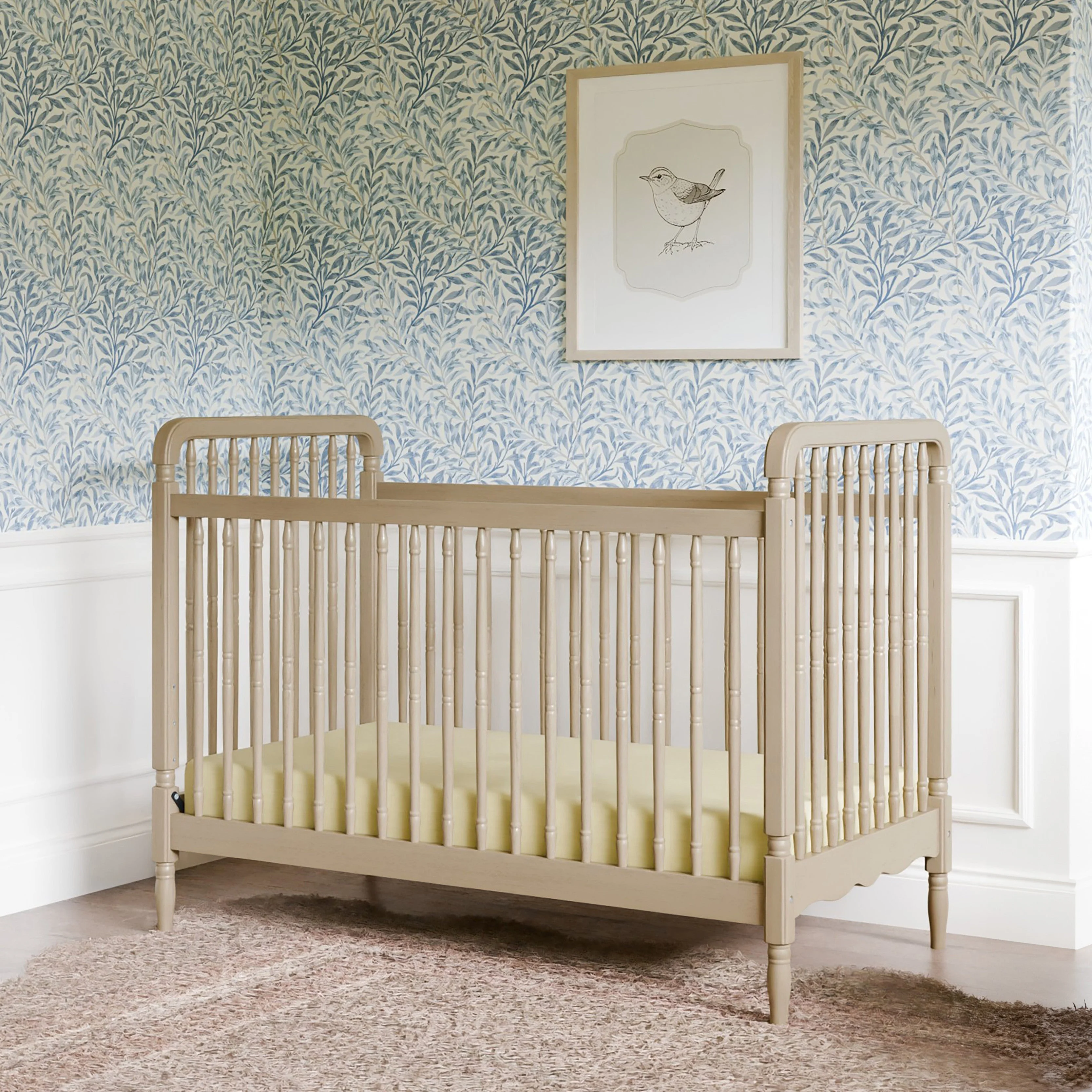 Namesake Liberty 3-in-1 Convertible Spindle Crib with Toddler Bed Conversion Kit - Image 19