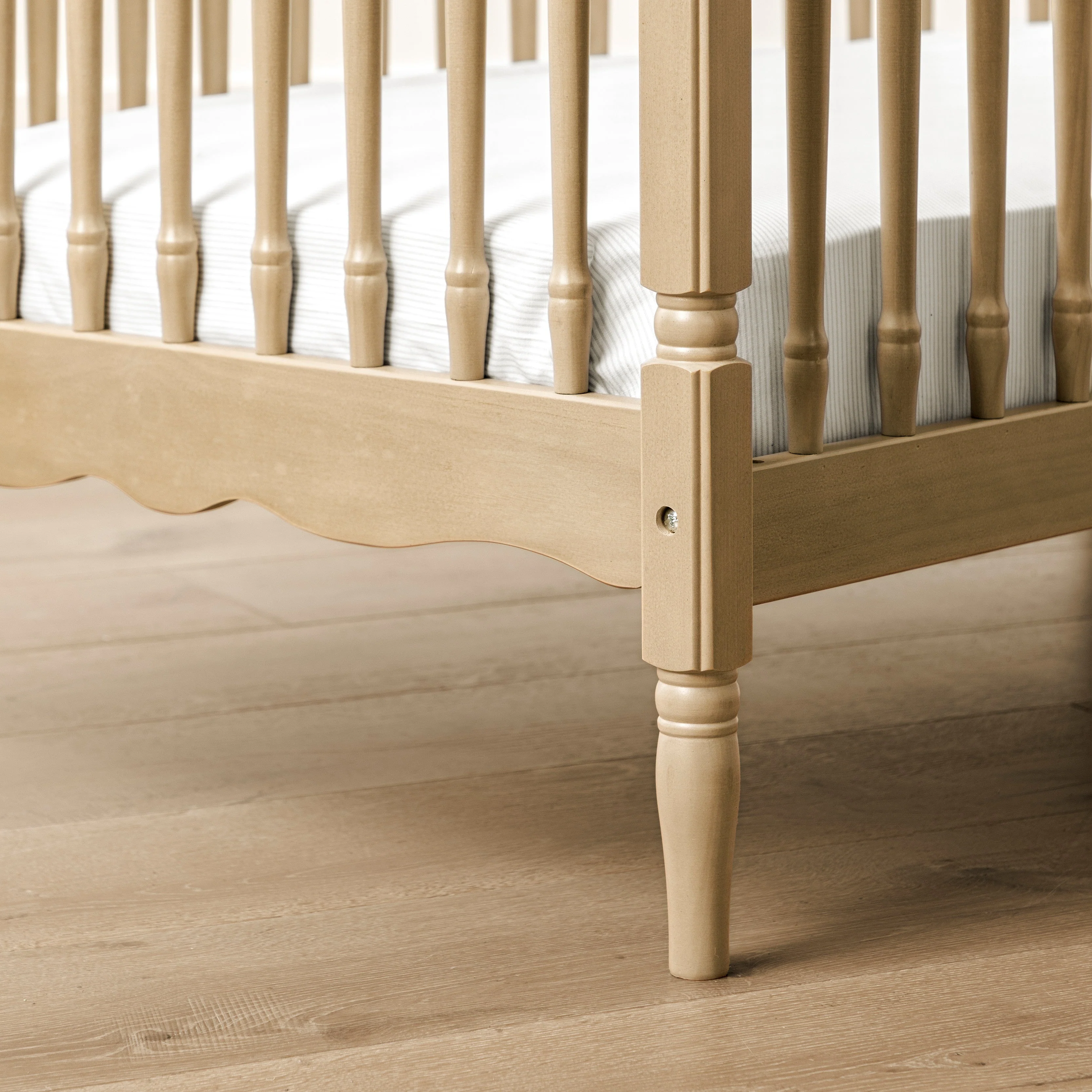 Namesake Liberty 3-in-1 Convertible Spindle Crib with Toddler Bed Conversion Kit - Image 27