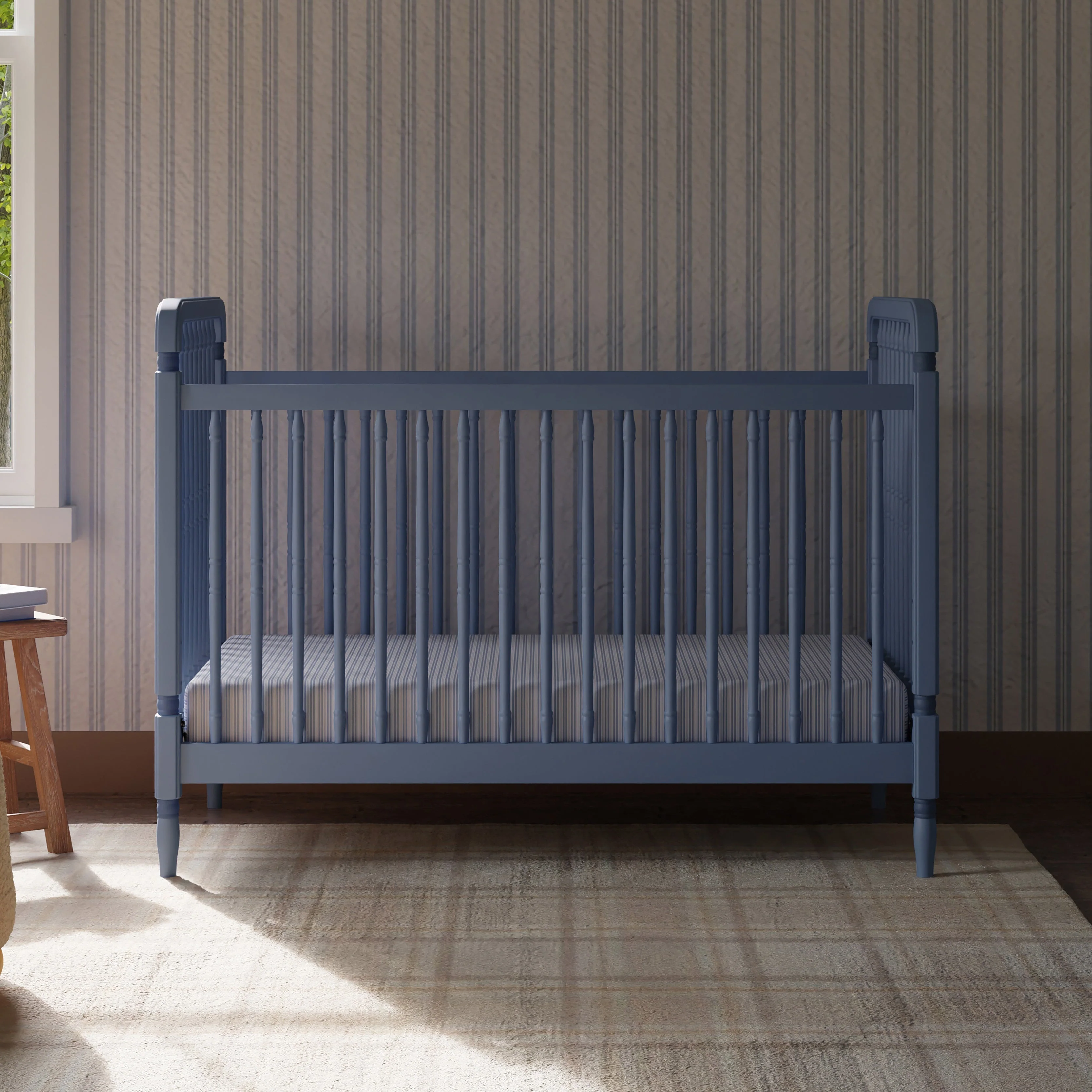 Namesake Liberty 3-in-1 Convertible Spindle Crib with Toddler Bed Conversion Kit - Image 49