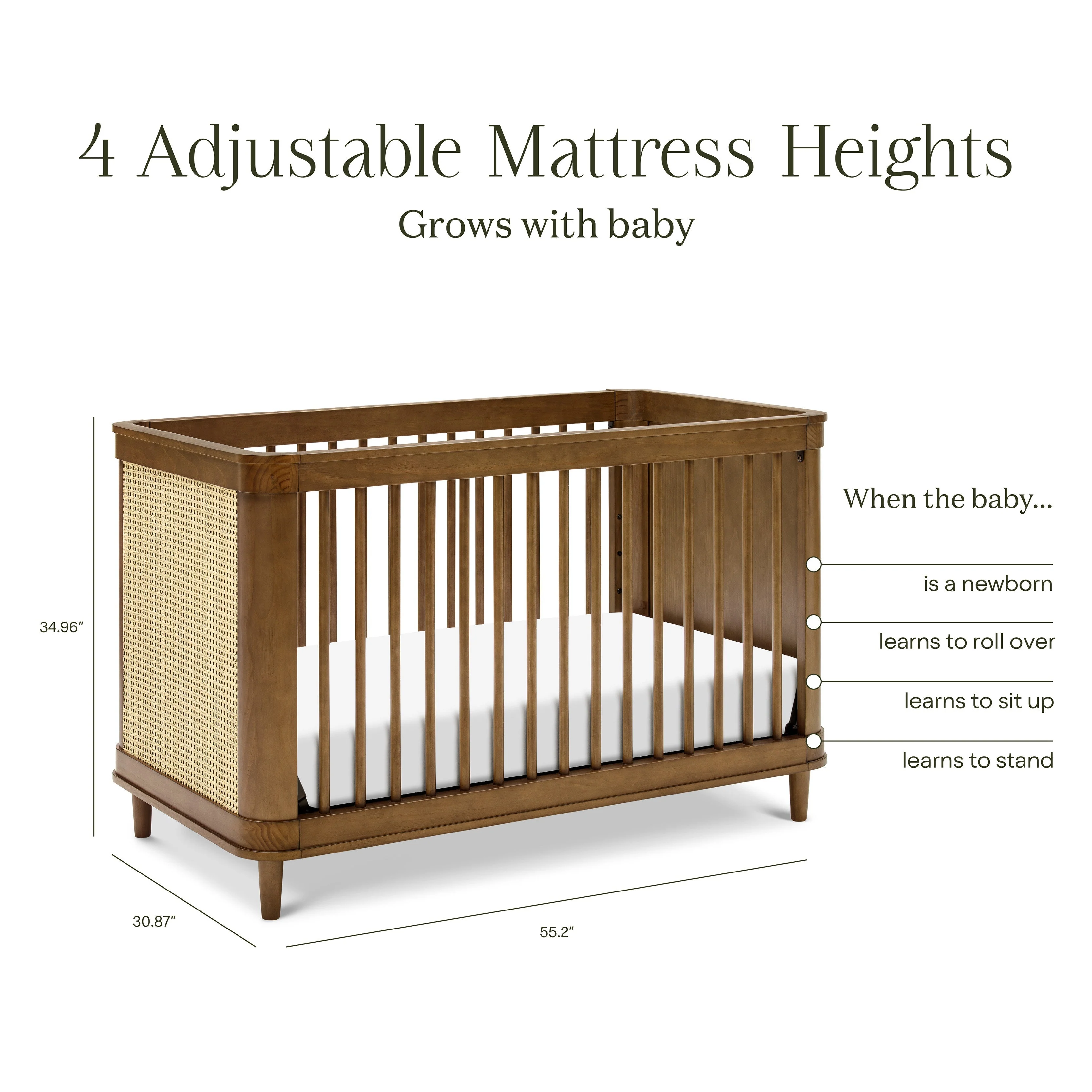 Namesake Marin with Cane 3-in-1 Convertible Crib - Image 33