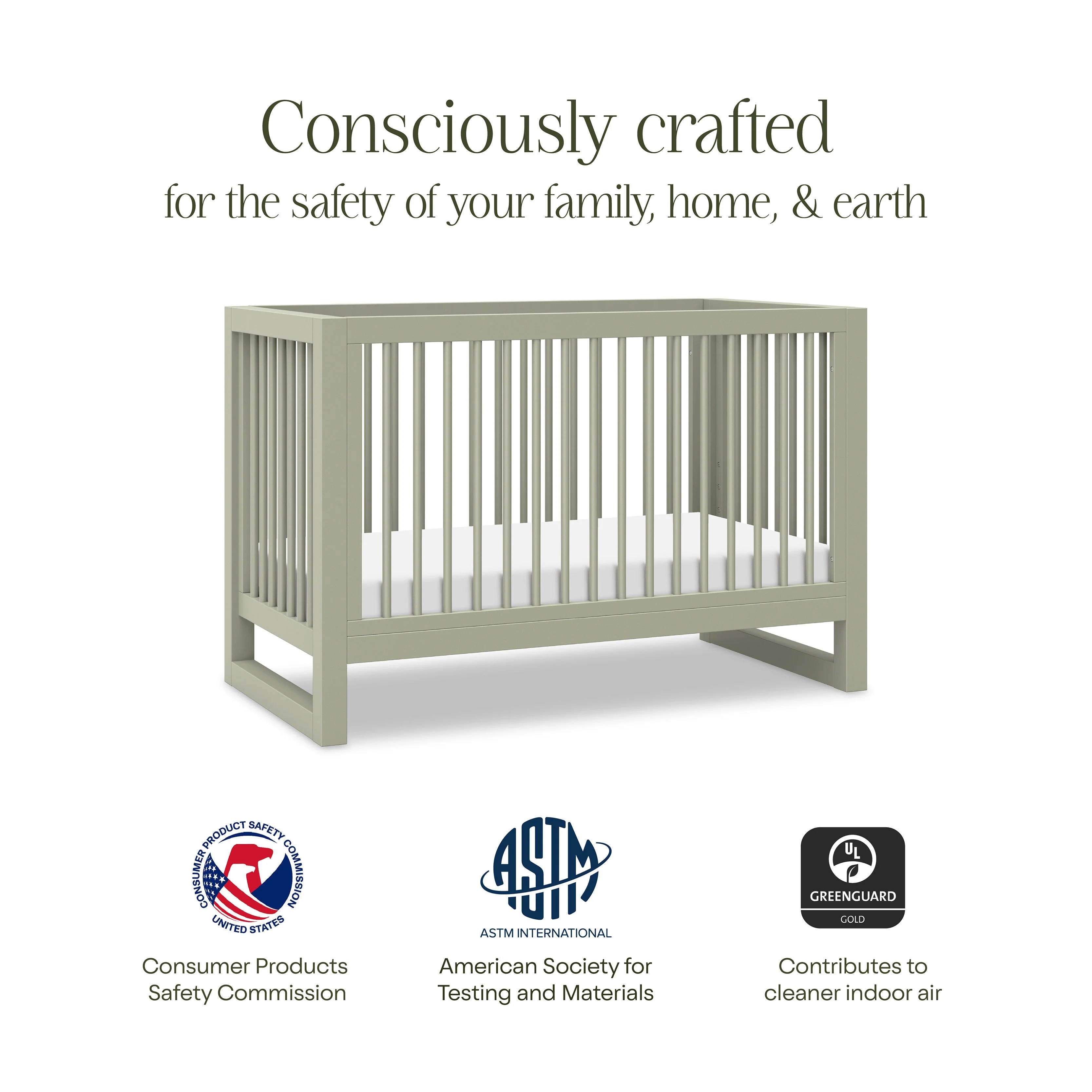 Namesake Nantucket 3-in-1 Convertible Crib with Toddler Bed Conversion Kit - Image 35
