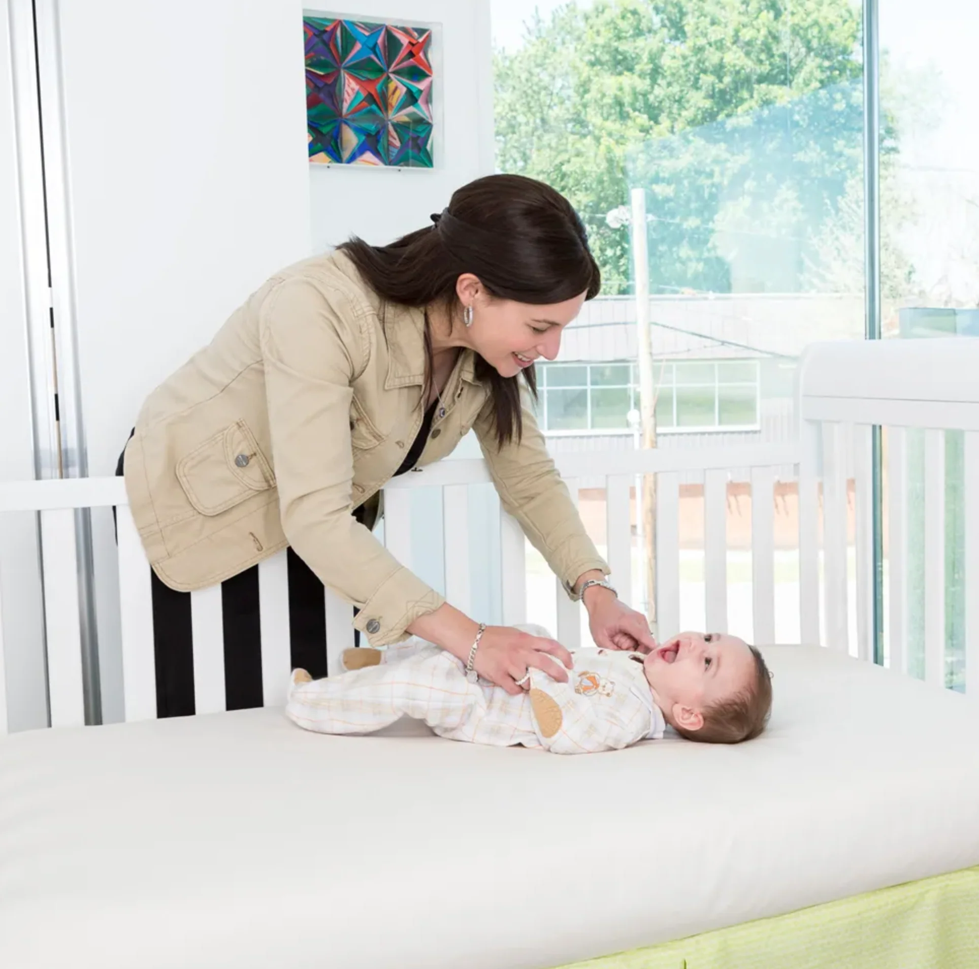 Naturepedic Organic Innerspring Cotton Classic 2-Stage Crib Mattress (MC46C) - Image 5