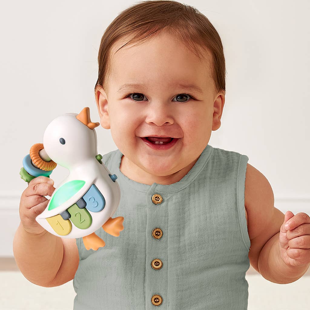 Itzy Ritzy Bitzy Tunes™ - Light-up Interactive Piano Toy - Goose - Image 2