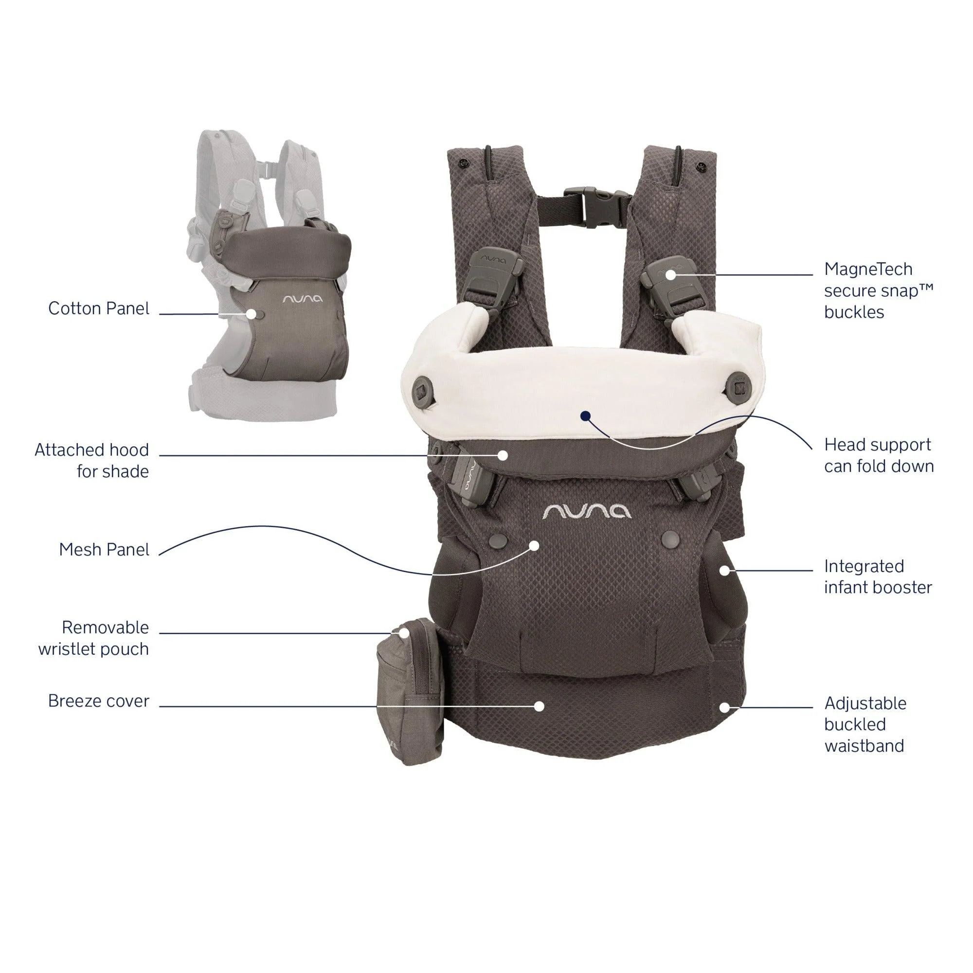 Nuna CUDL Deux Baby Carrier - Image 28