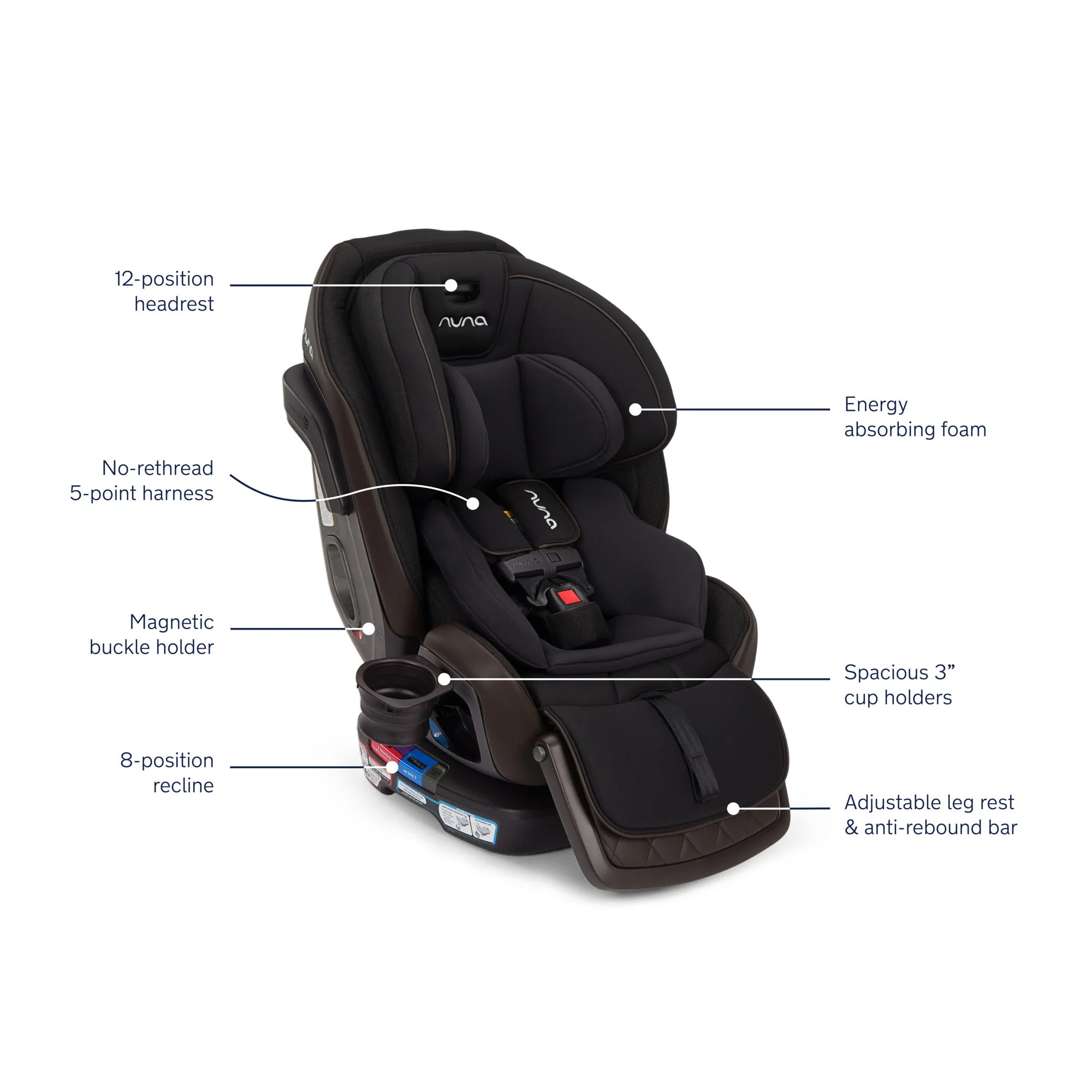 Nuna EXEC Next Convertible Car Seat - Image 56