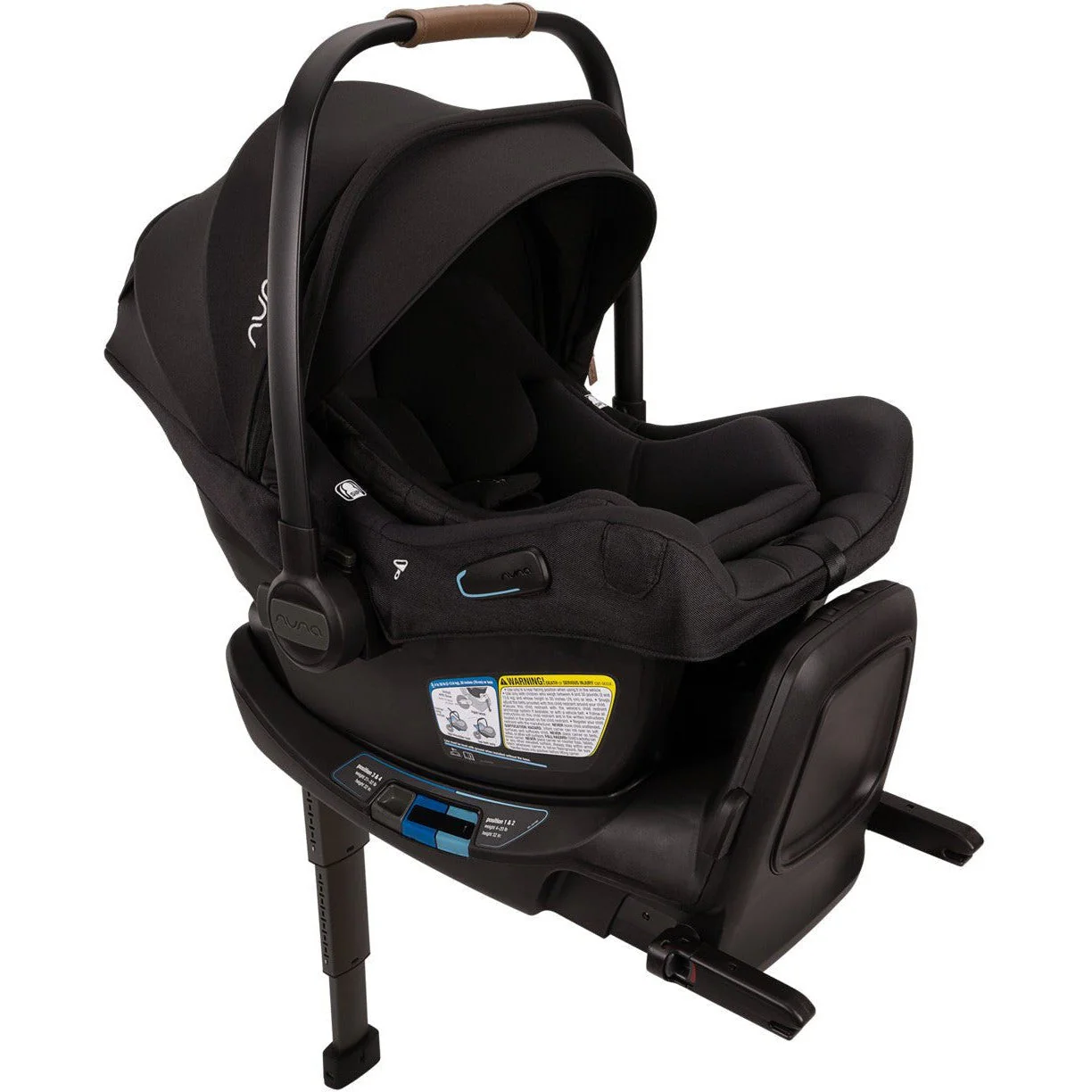 Nuna MIXX Next with Magnetic Buckle + PIPA Aire RX Infant Car Seat with Relx base Travel System - Image 10