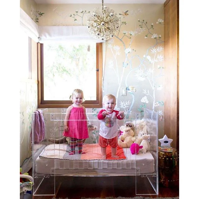 Nursery Works Vetro Acrylic Designer Crib - Image 13