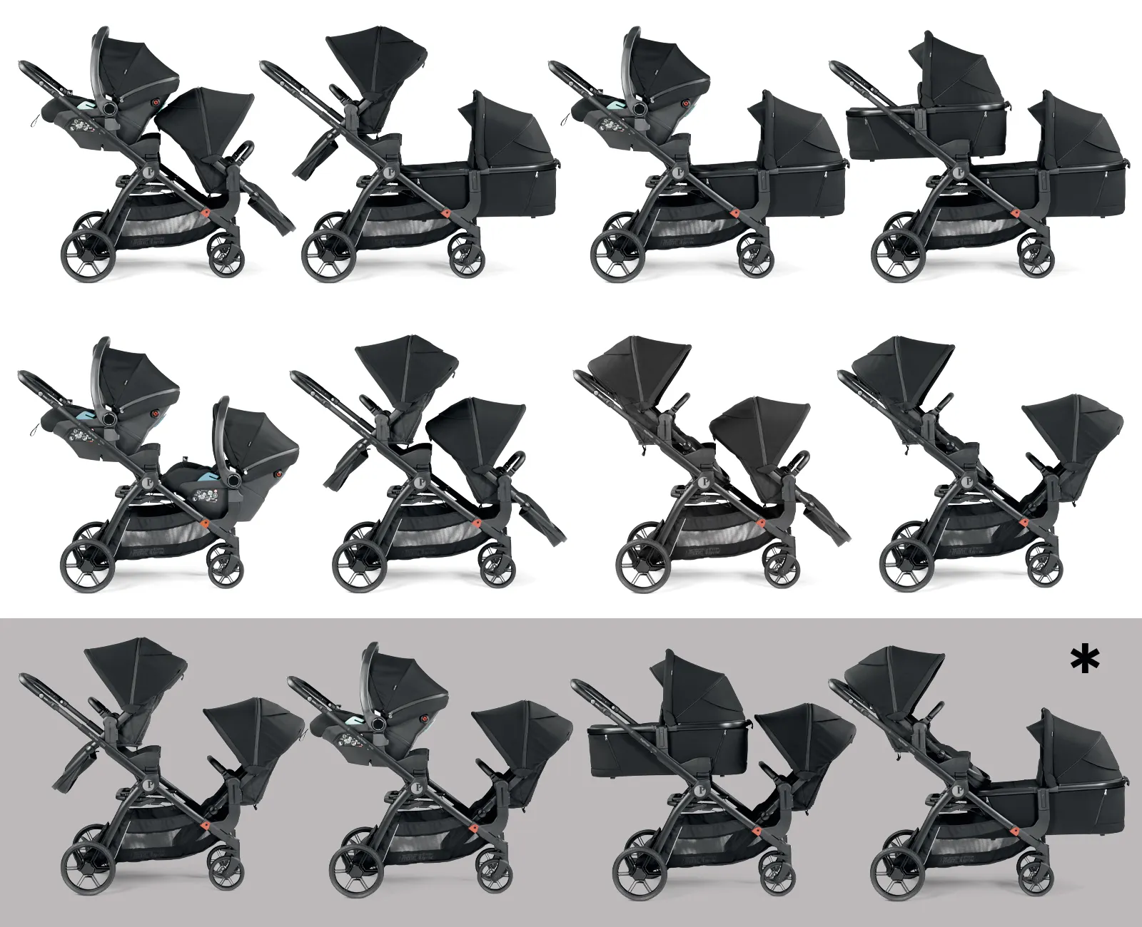 Peg Perego Italian YPSI Stroller Single to Double *NEW - Image 16