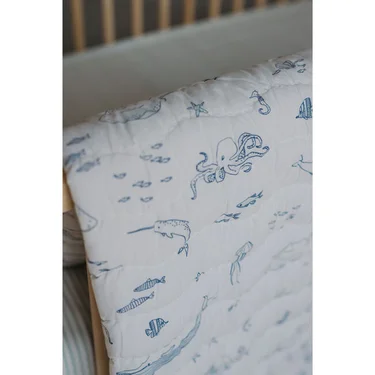 Pehr Chambray Baby Quilt - Life Aquatic - Image 3
