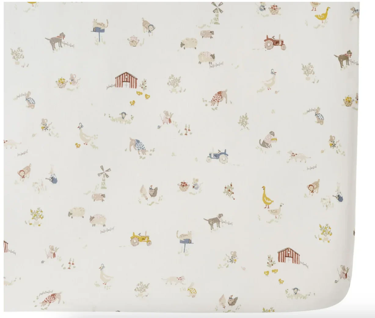 Pehr Organic Cotton Crib Sheet - On the Farm
