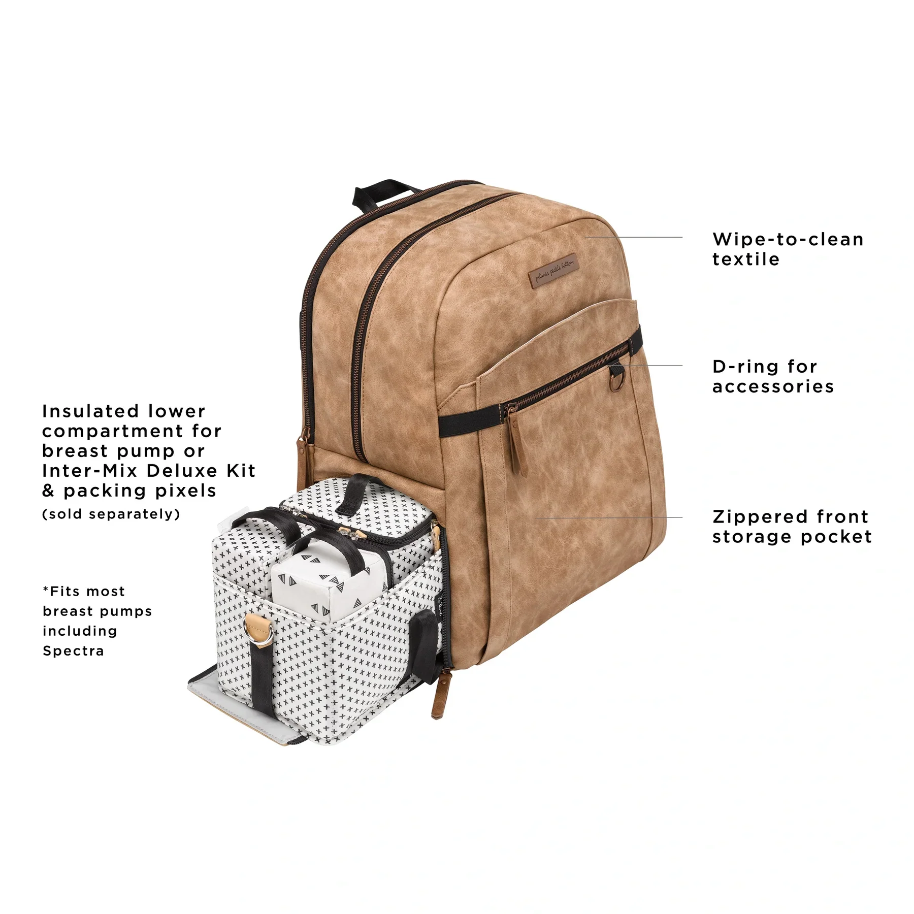 Petunia 2-in-1 Provisions Back Pack/Breast Pump Diaper Bag - Image 4