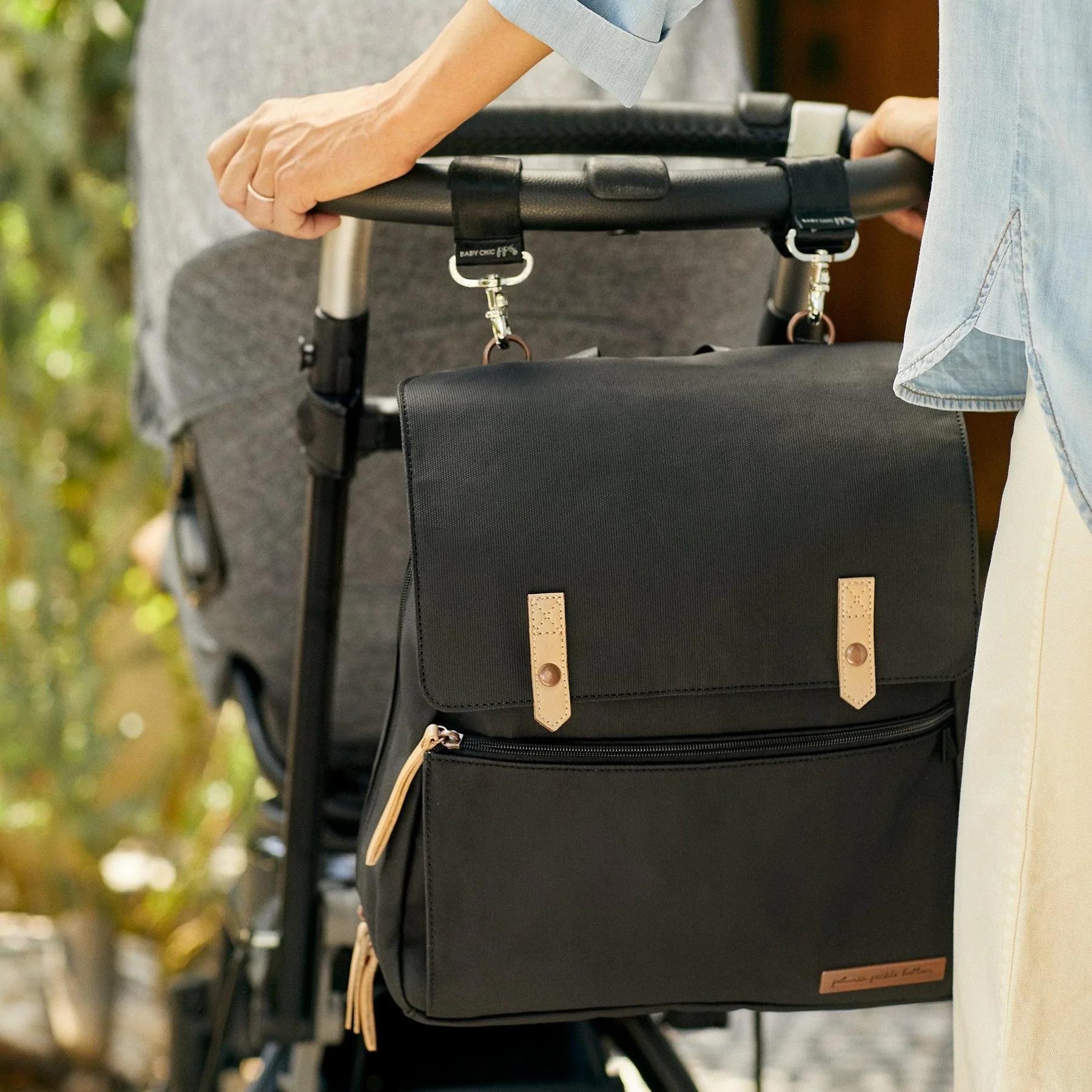 Petunia Meta Backpack Matte Black Canvas - Image 5