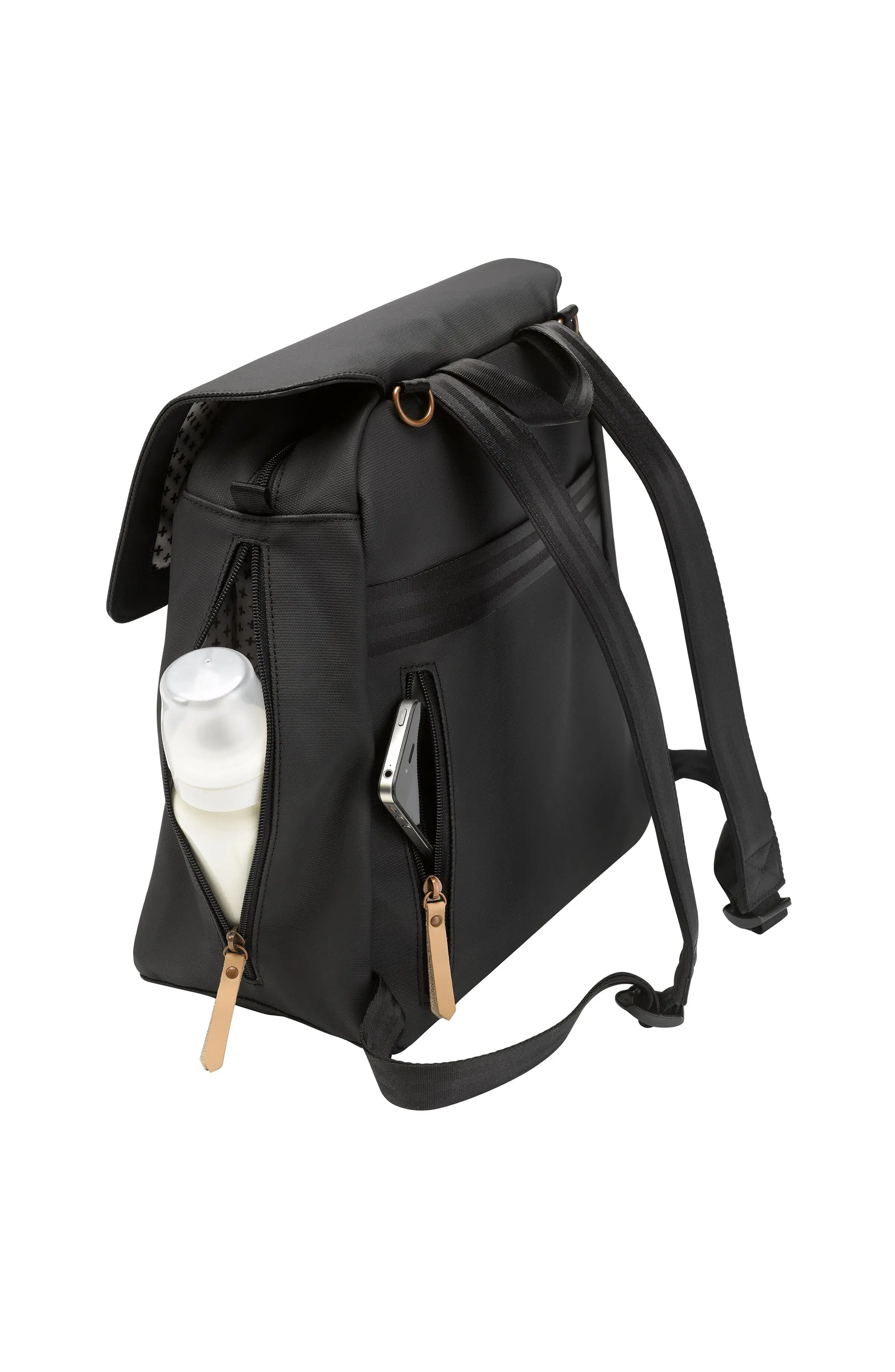 Petunia Meta Backpack Matte Black Canvas - Image 6