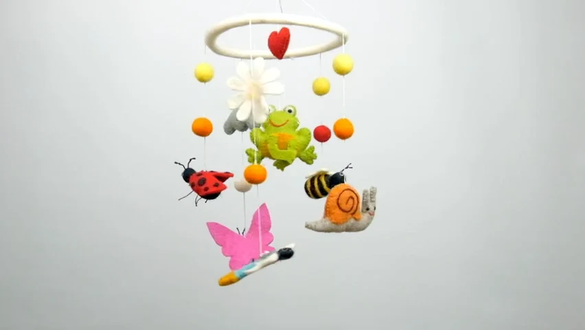 Garden Friends Felted Mobile - Image 3