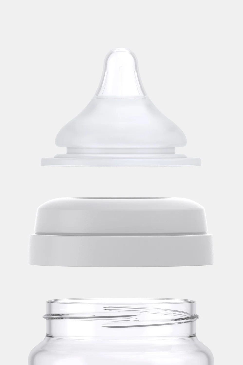 Quark Baby Buubibottle Mini Hybrid Feeding Bottle - 2 pack - Image 3