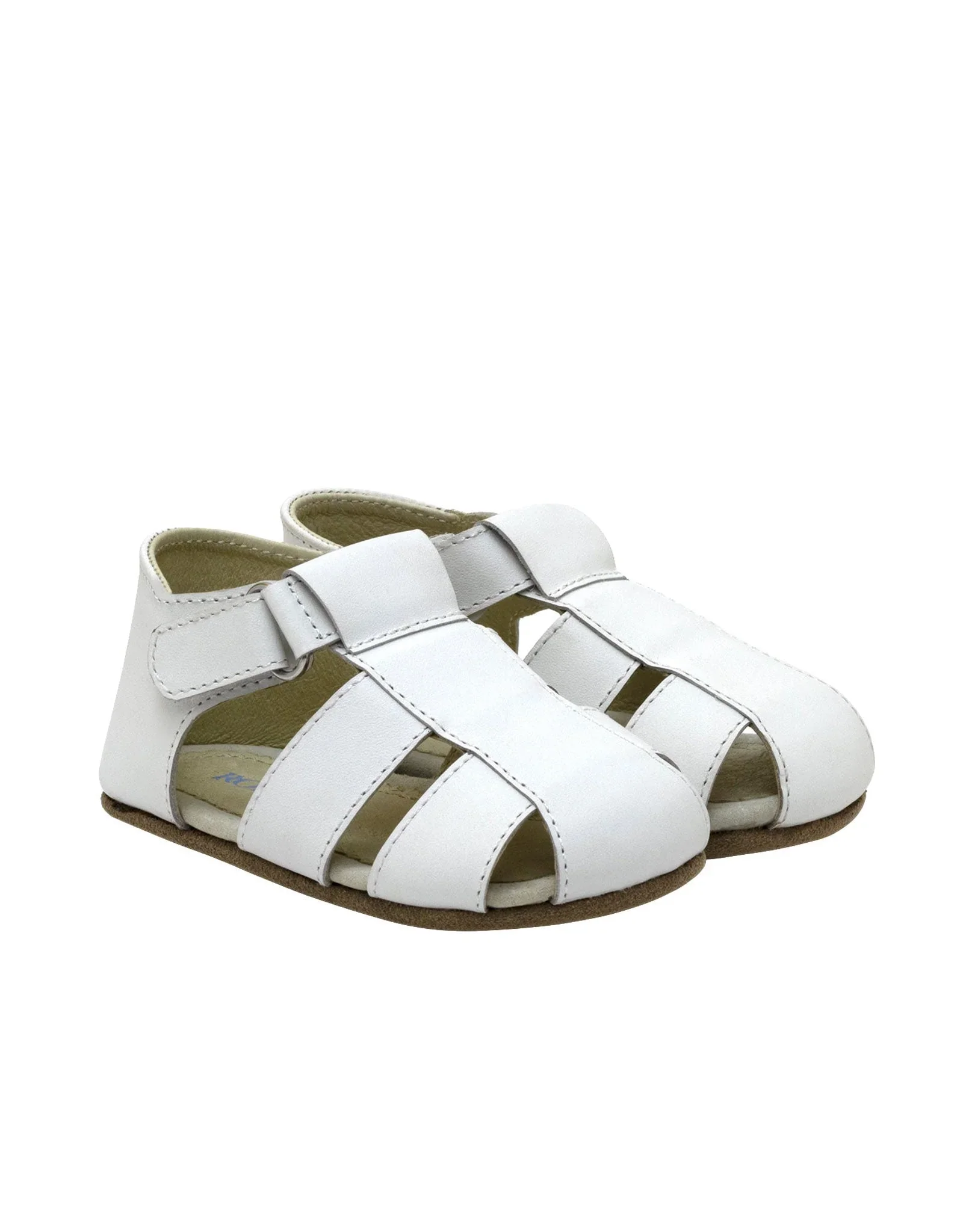 Robeez Lacey First Kick Sandals - White