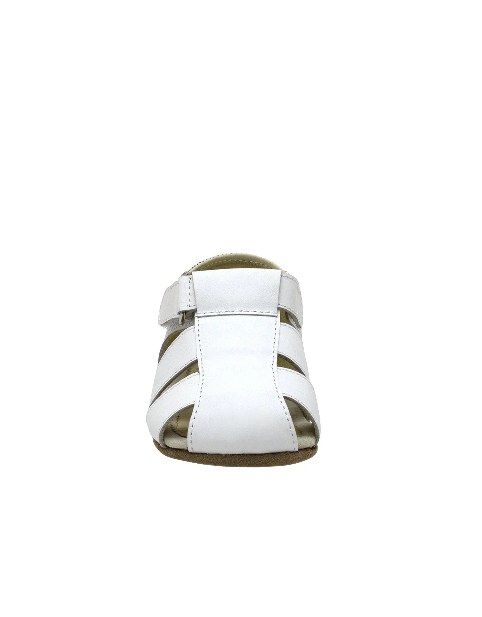 Robeez Lacey First Kick Sandals - White - Image 4