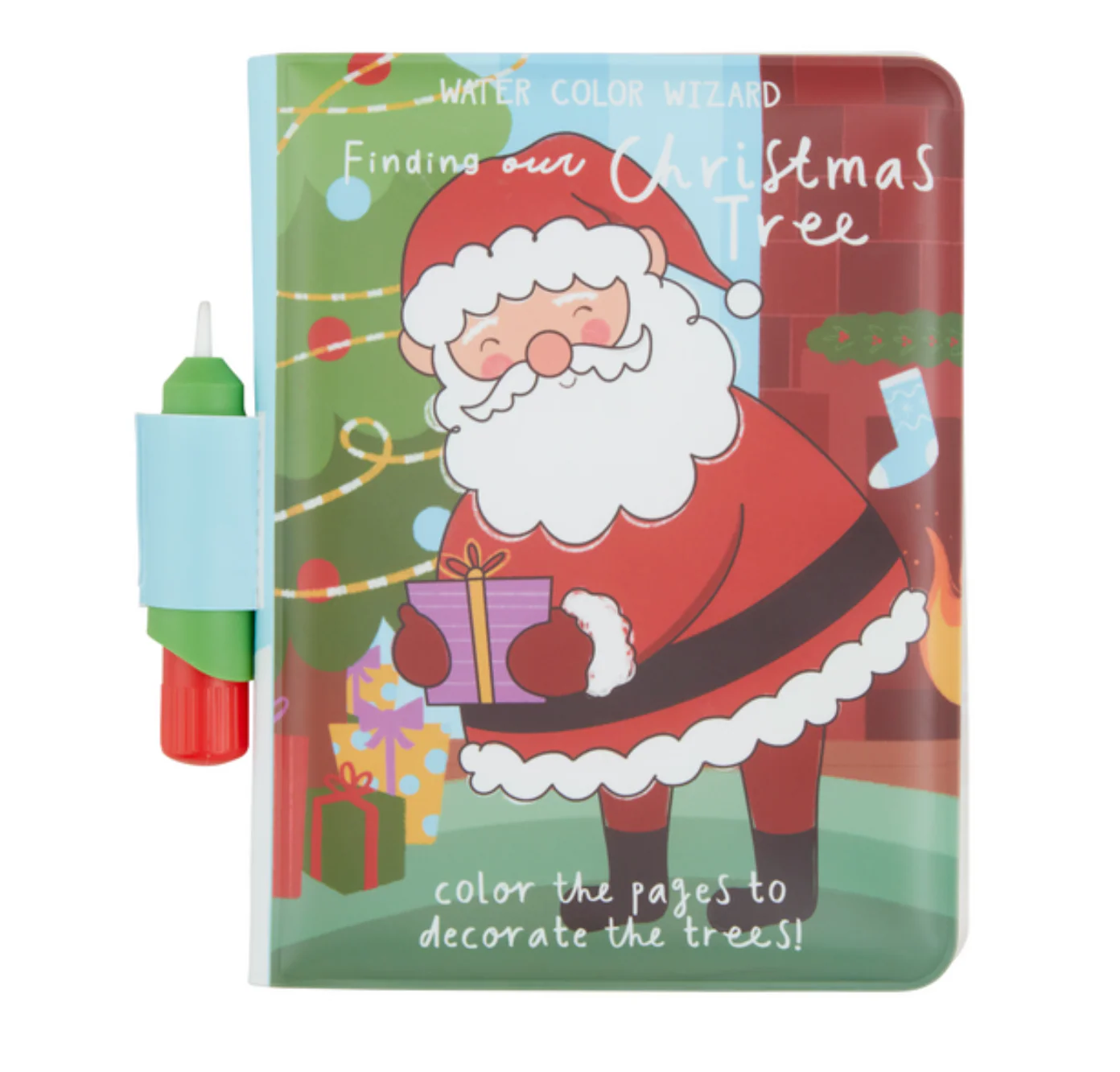 Santa's Tree Watercolor Book