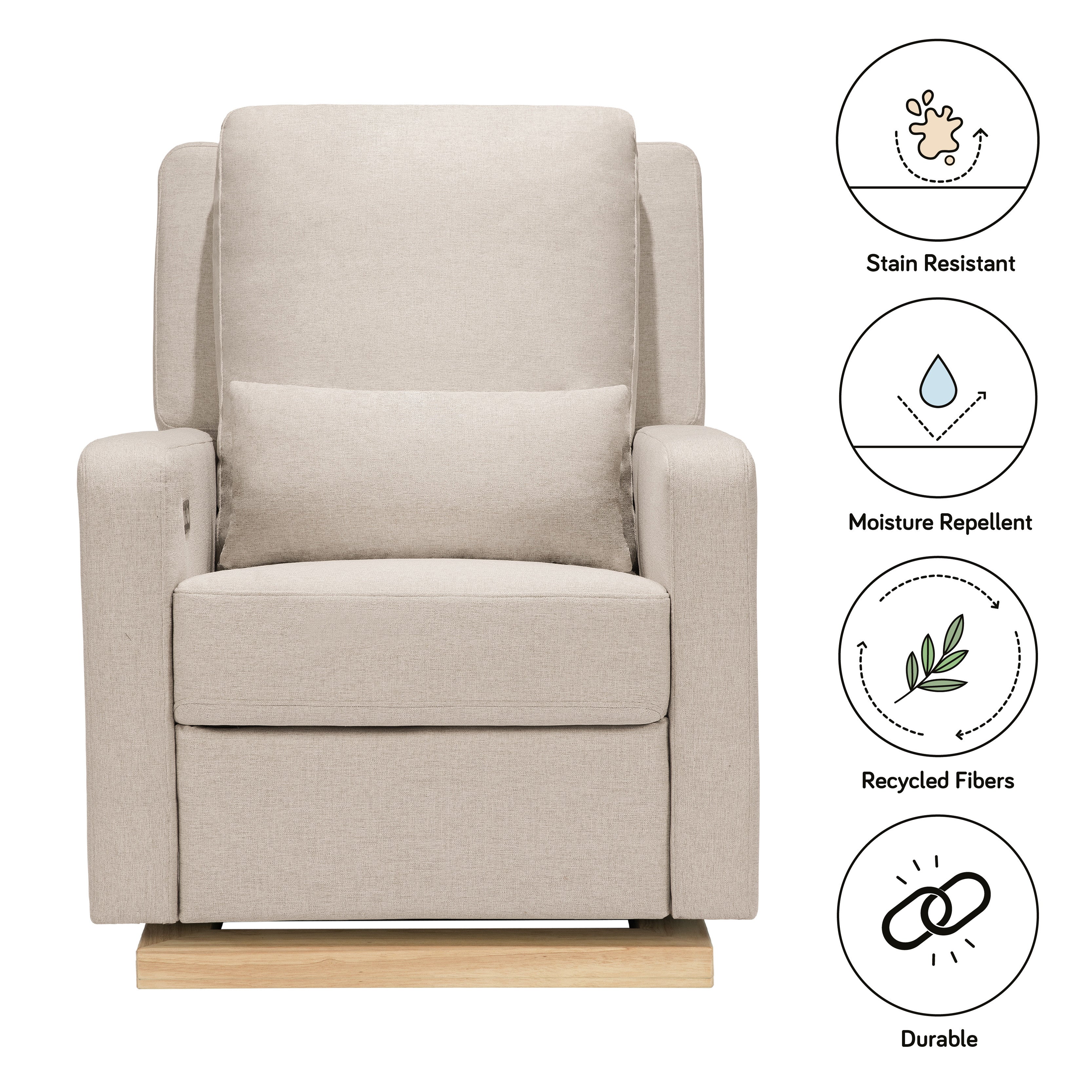 Babyletto Sigi Electronic Recliner and Glider with USB Port - Image 22