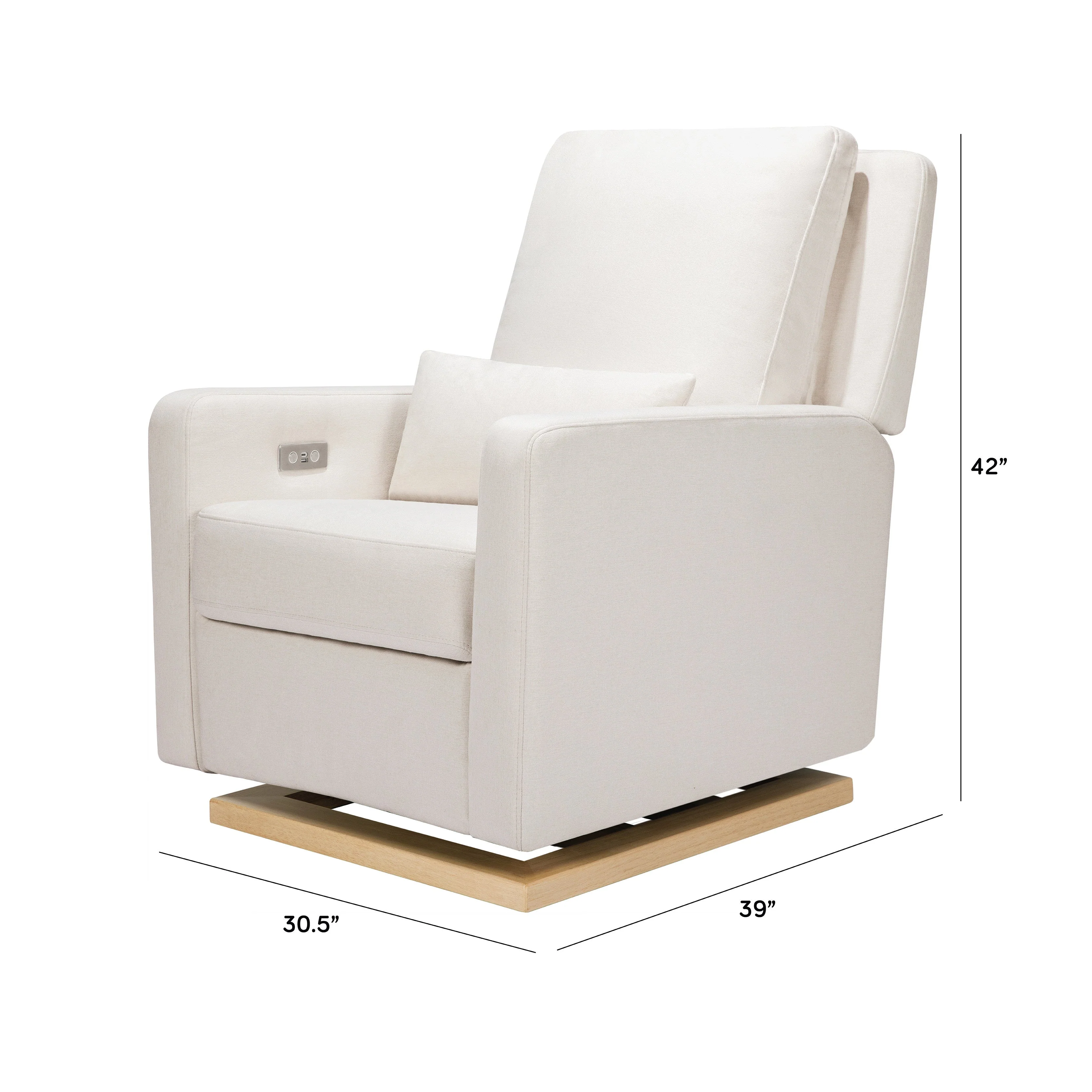 Babyletto Sigi Electronic Recliner and Glider with USB Port - Image 41