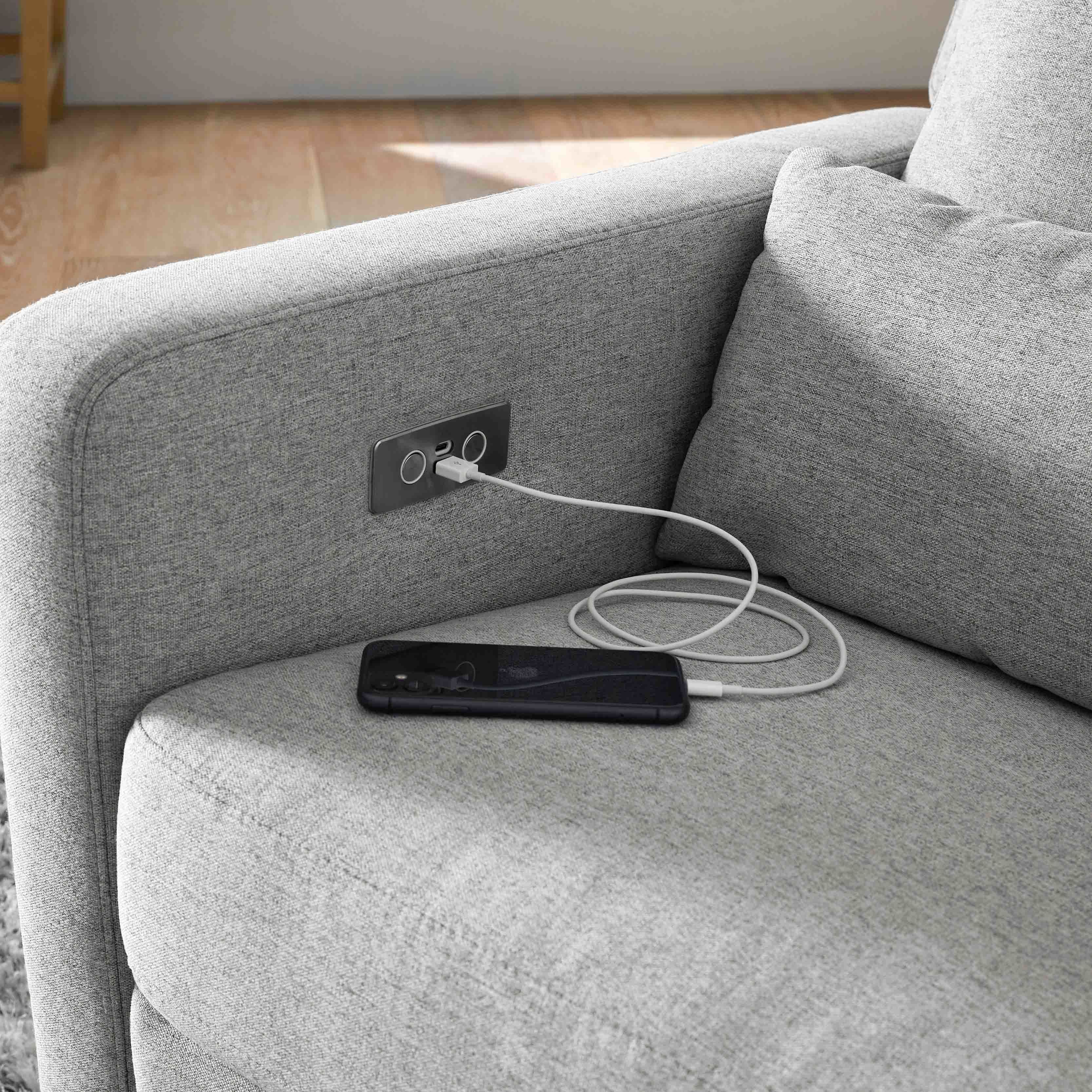 Babyletto Sigi Electronic Recliner and Glider with USB Port - Image 5