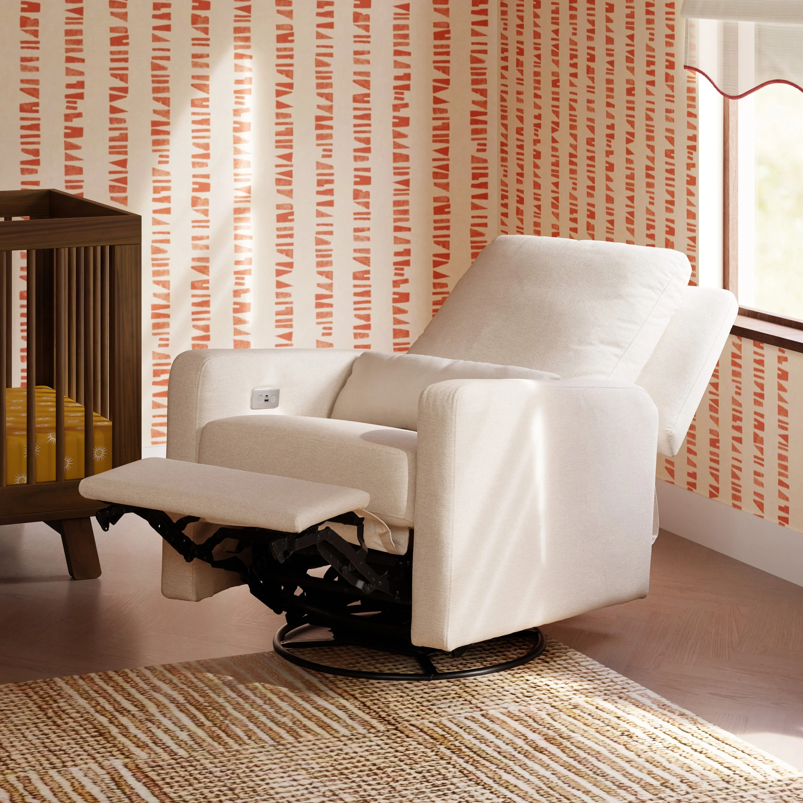 Babyletto Sigi Electronic Recliner and Glider with USB Port - Image 64