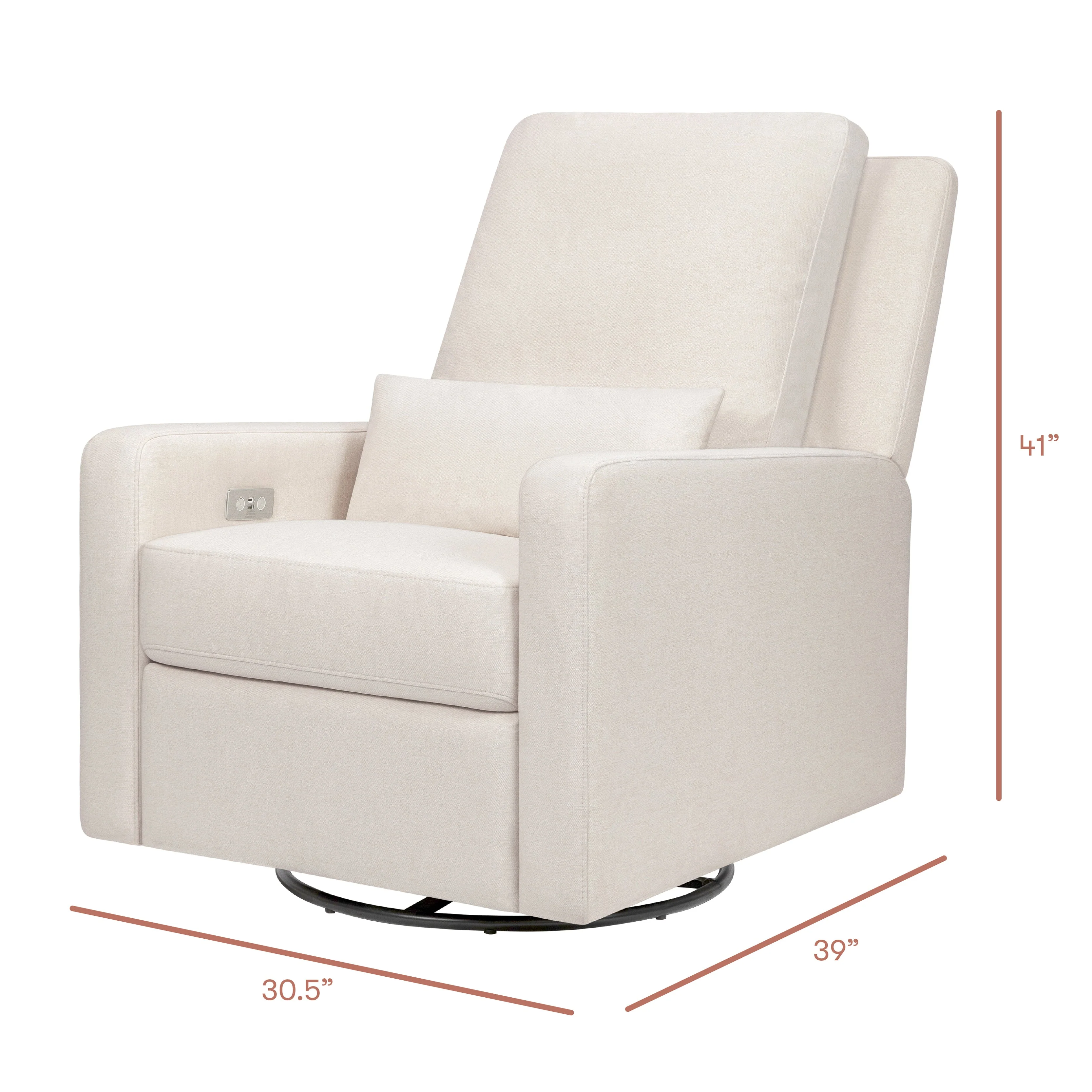 Babyletto Sigi Electronic Recliner and Glider with USB Port - Image 74