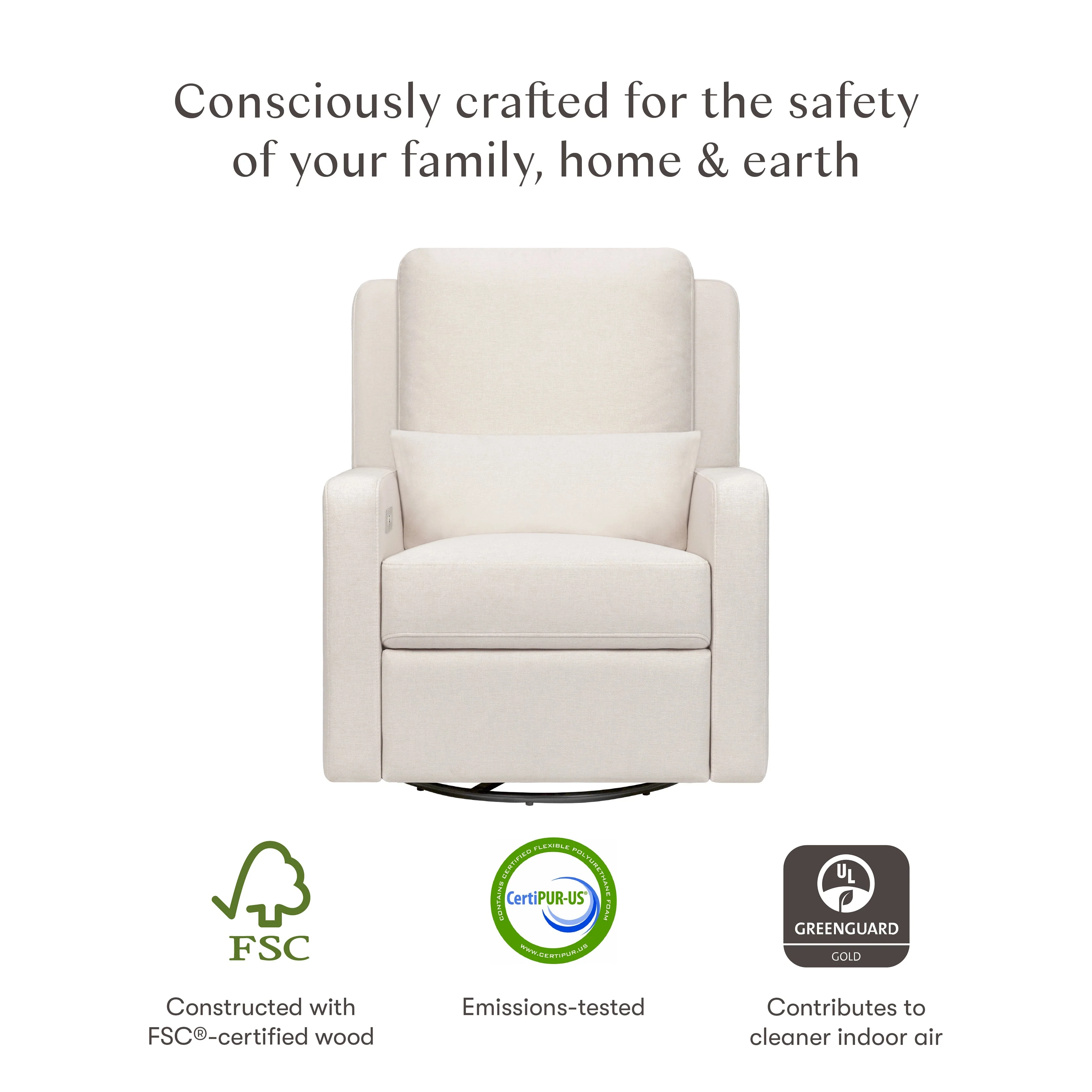 Babyletto Sigi Electronic Recliner and Glider with USB Port - Image 80