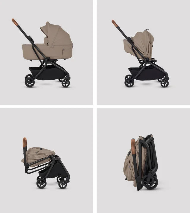 Silver Cross Nia Compact Folding Travel Stroller With Bassinet - Image 8