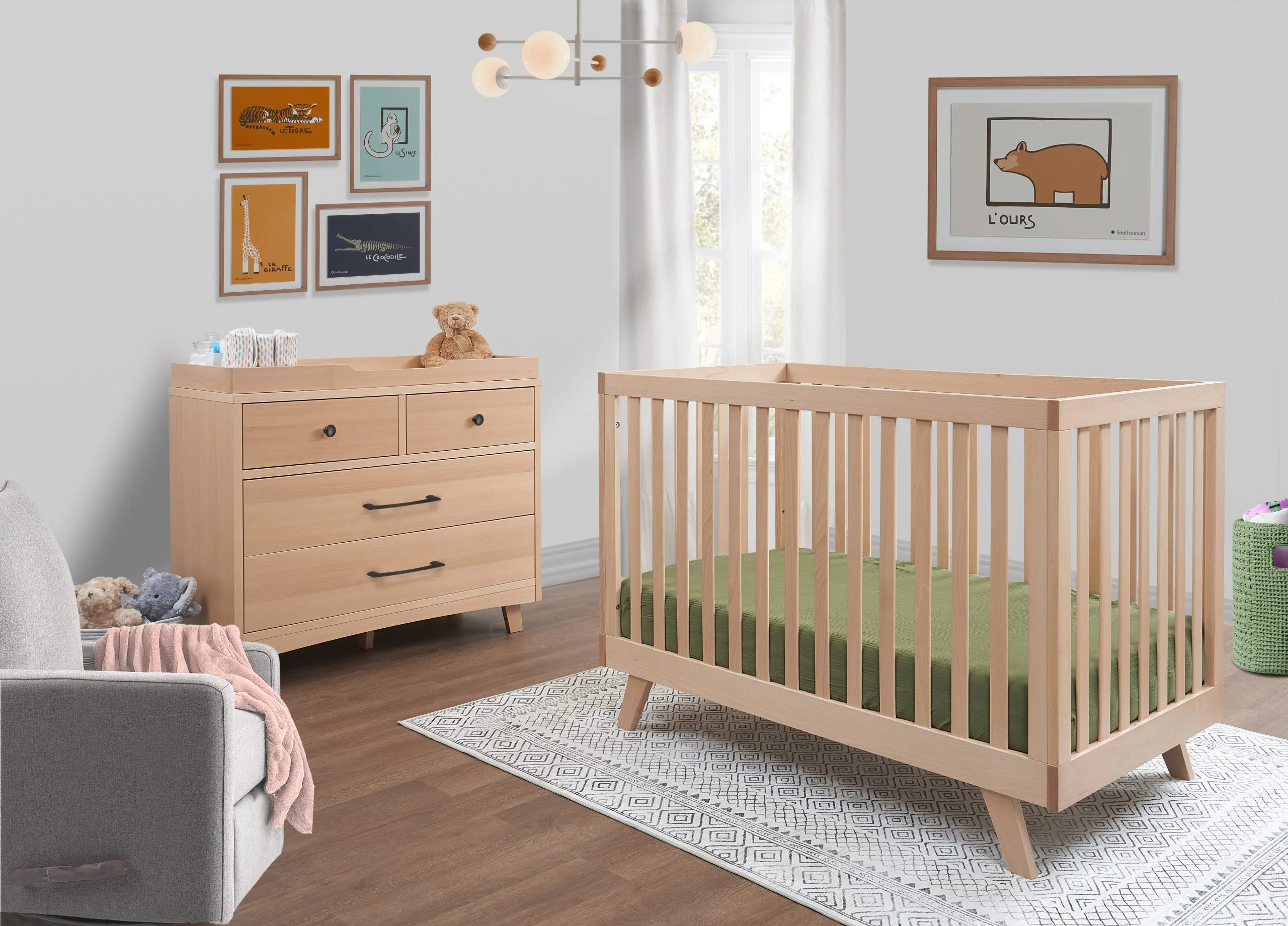 Sorelle Luce Double Dresser w/Changer Topper - Image 3