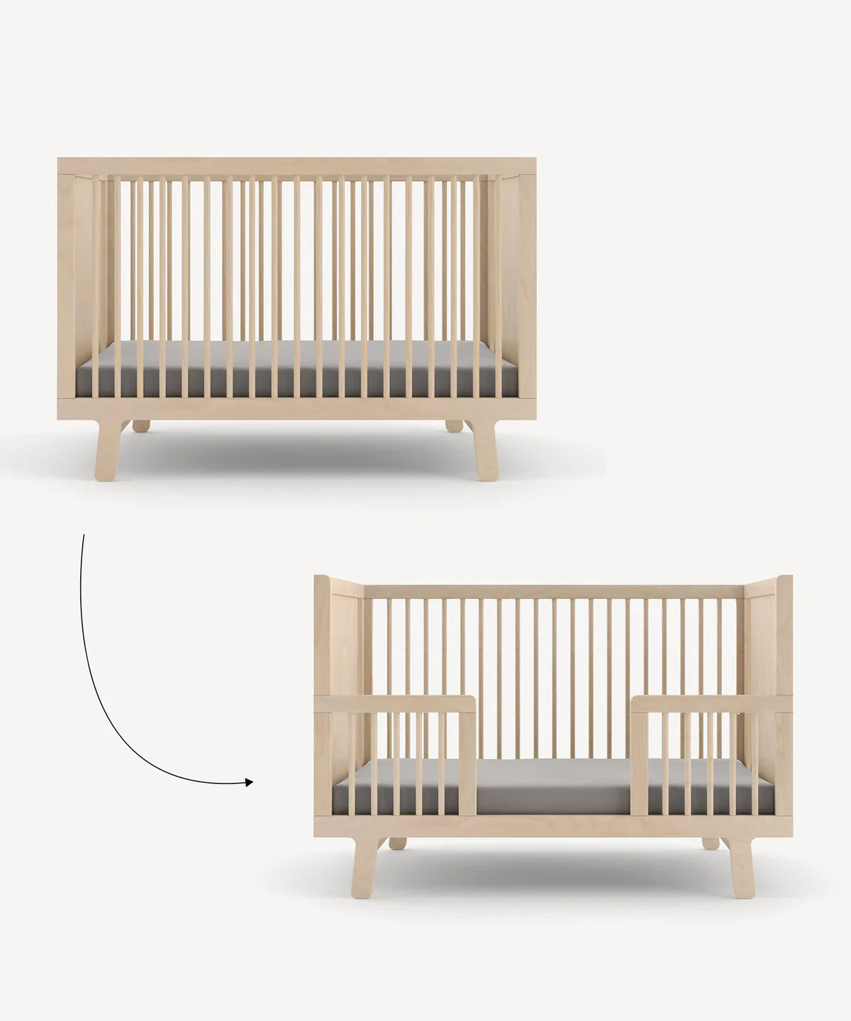 Sparrow Crib Toddler Conversion Kit- Oeuf - Image 4