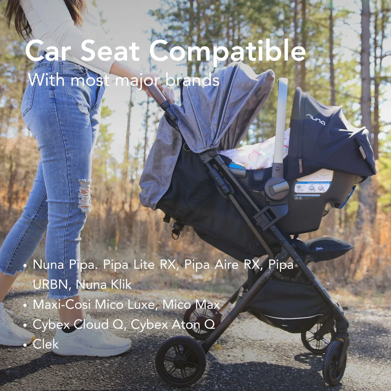 Strolee LINQ Travel V3 Compact Single Stroller Platinum Bundle - Image 2
