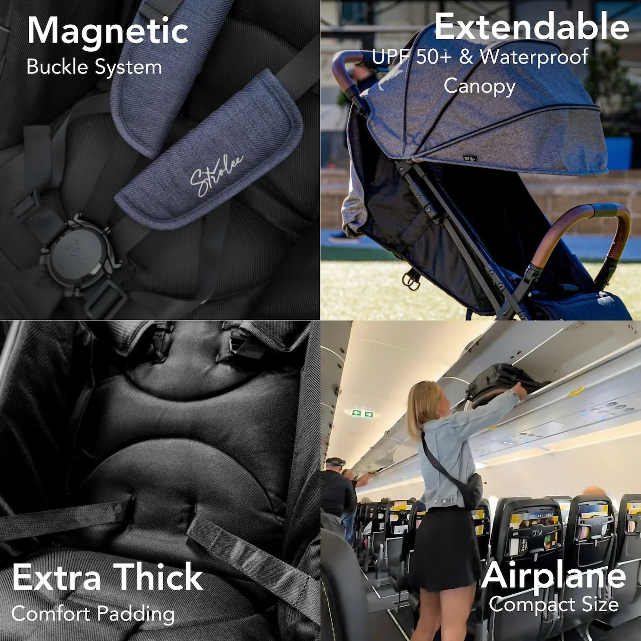 Strolee LINQ Travel V3 Compact Single Stroller Platinum Bundle - Image 5