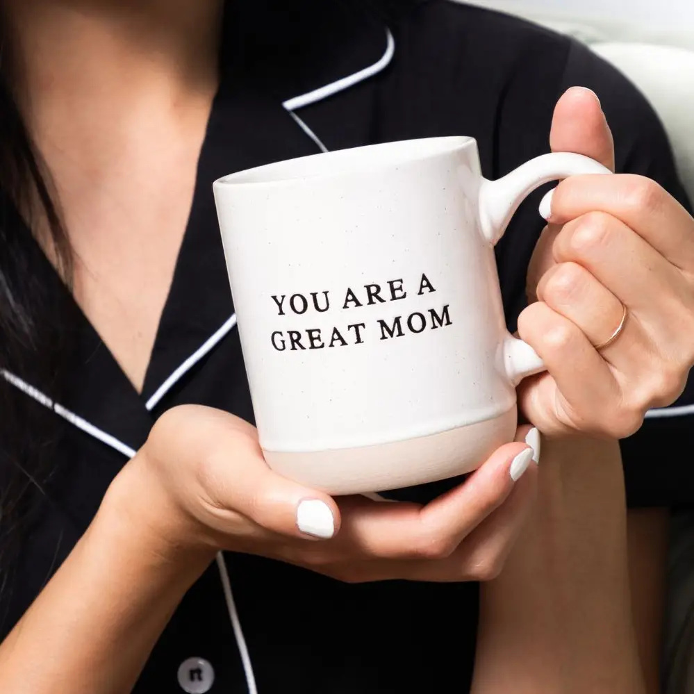 Sunflower Motherhood Ceramic Great Mom Mug - Image 2